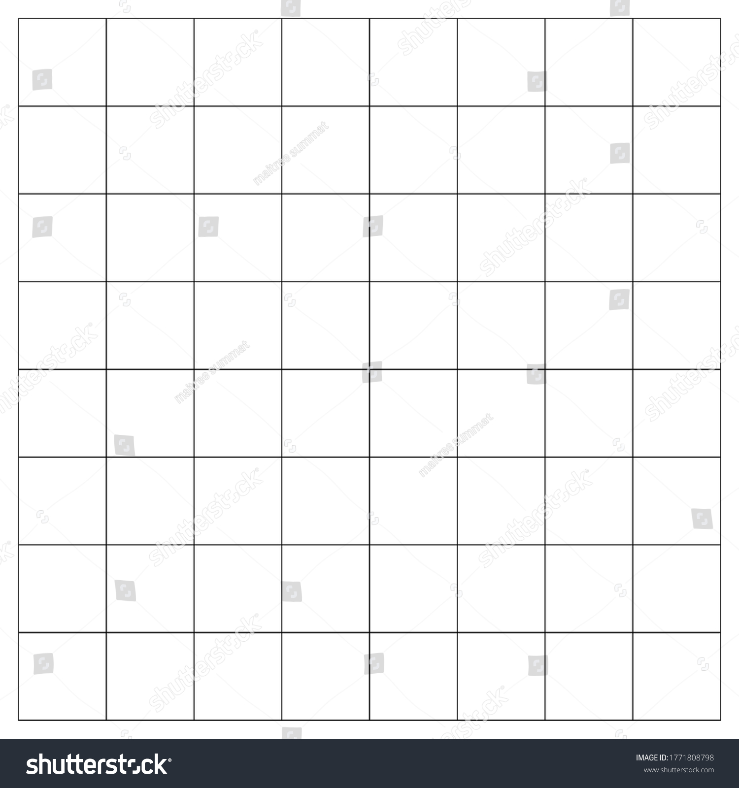 White Graph Paper Black Lines Stock Vector (Royalty Free) 1771808798