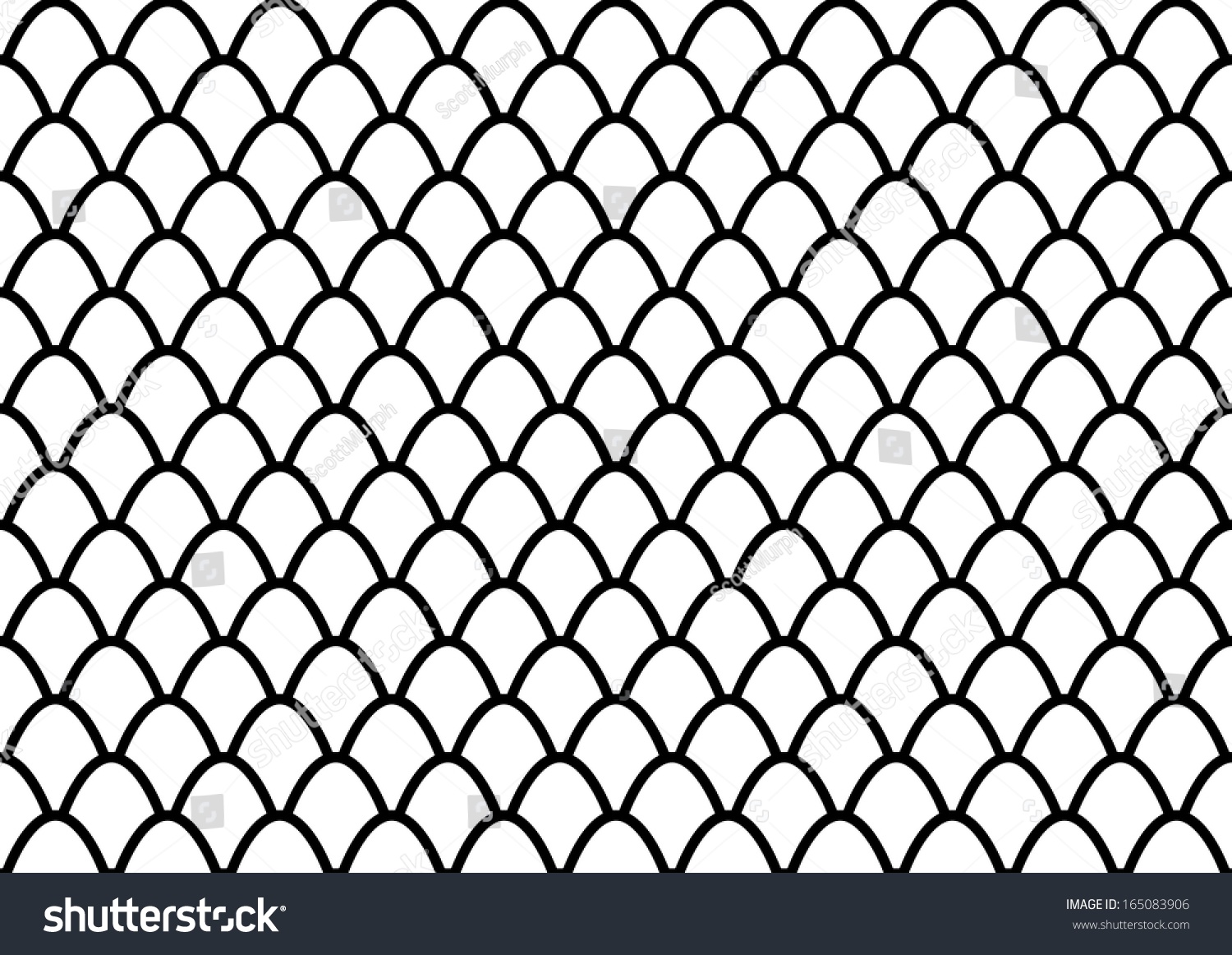 White Scale Pattern Vector Stock Vector 165083906 - Shutterstock