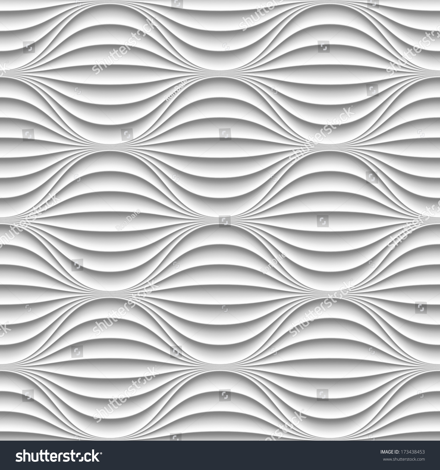 White Seamless Texture Wavy Background Interior Stock 