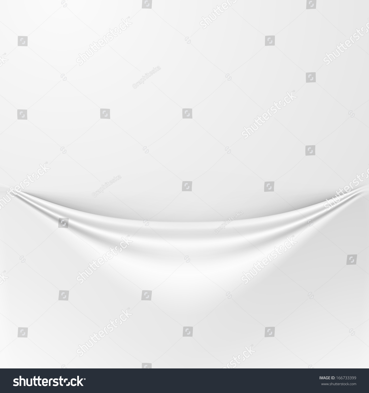 SVG of White textile folded background. vector illustration svg