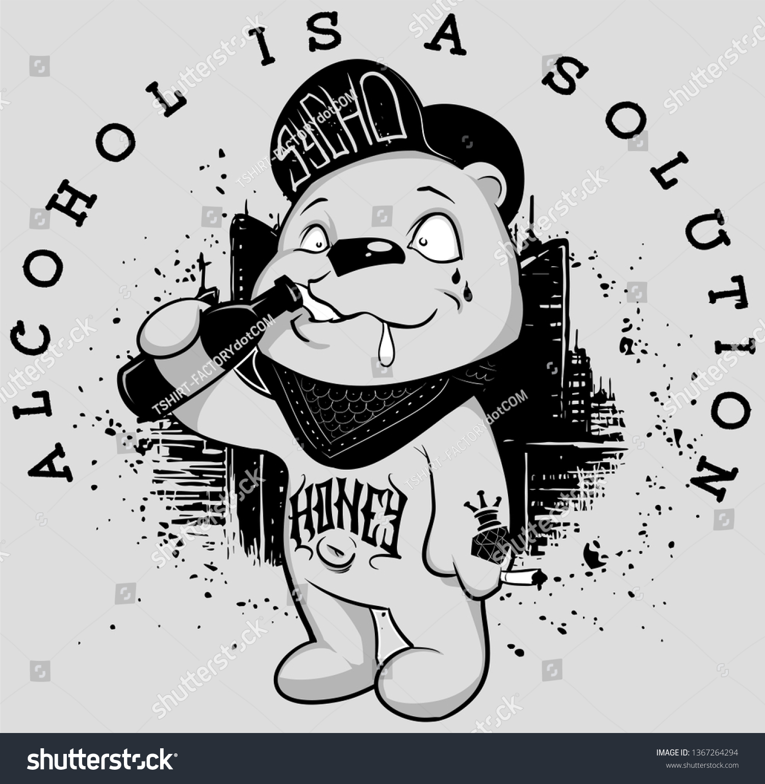 Who Said Alcohol Isnt Stock Vector (Royalty Free) 1367264294 Shutterstock