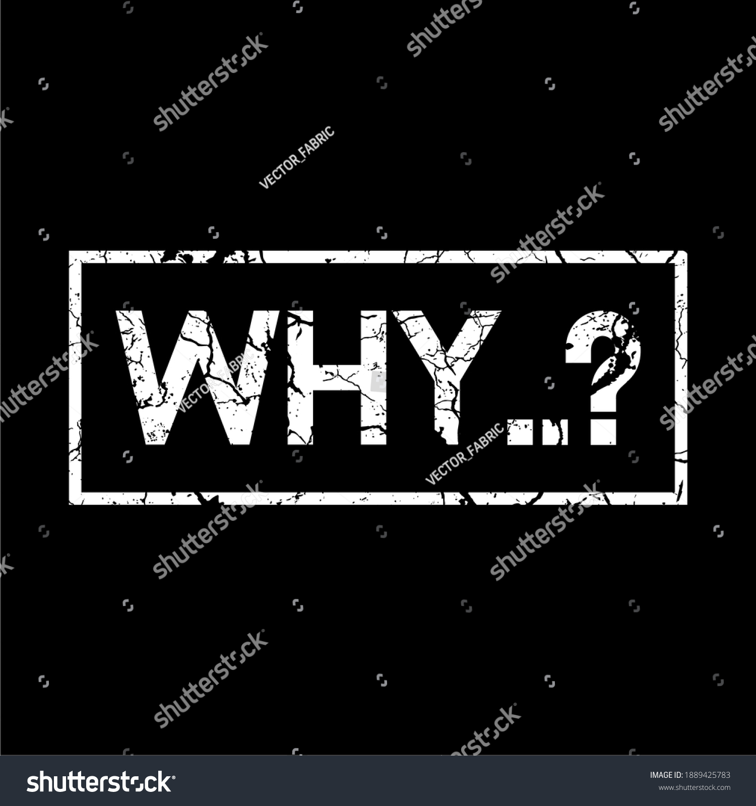 Why Illustration Vector Words T Shirt Stock Vector (Royalty Free ...