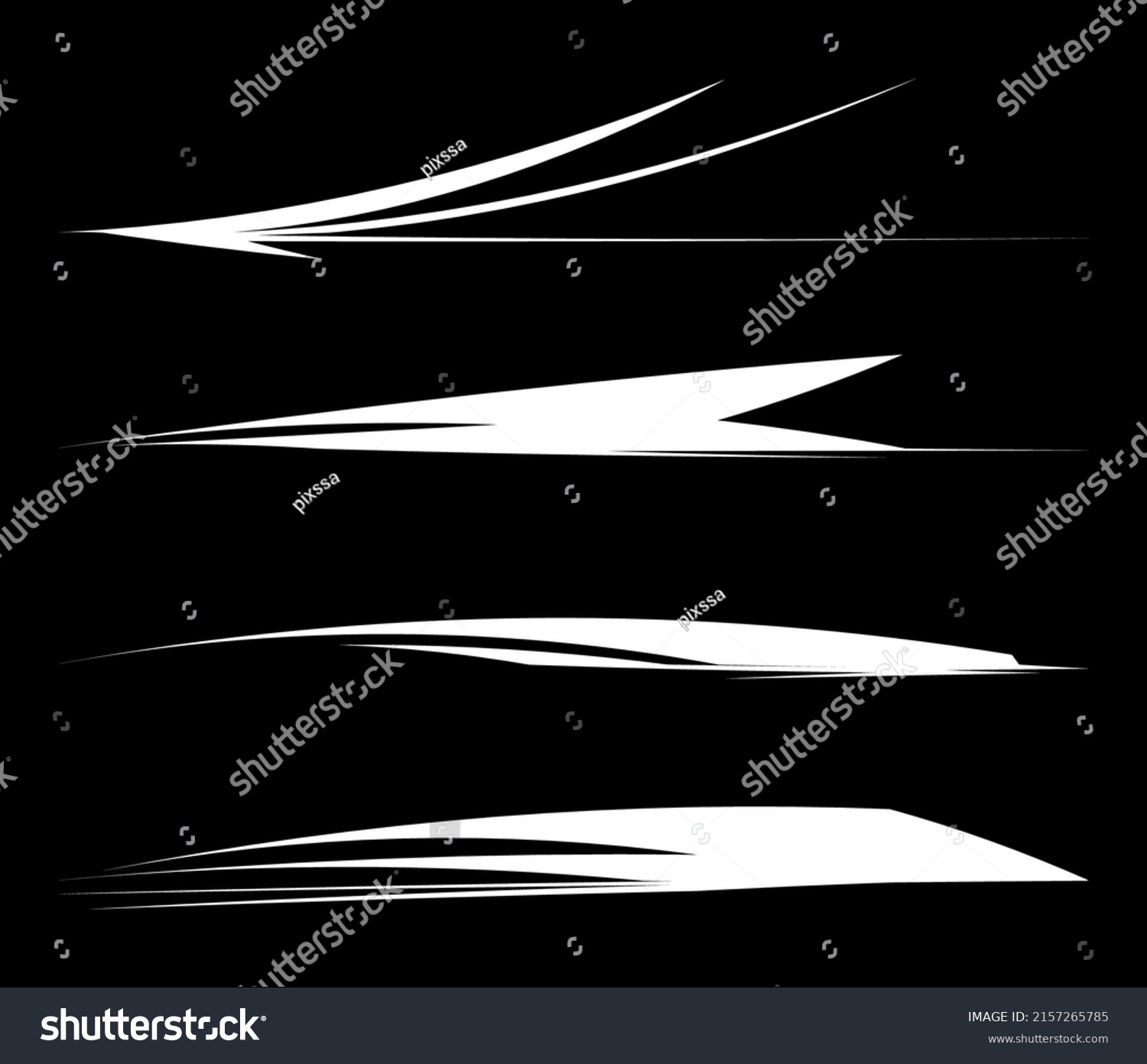 Wiggle Wobble Squiggly Lines Stripes Divider Stock Vector (Royalty Free ...