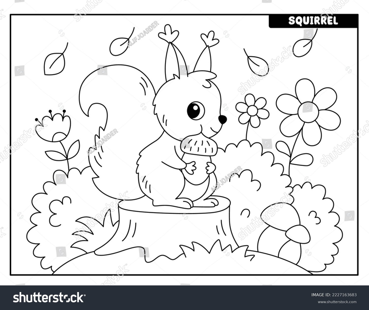 SVG of Wild animal coloring pages for kids svg