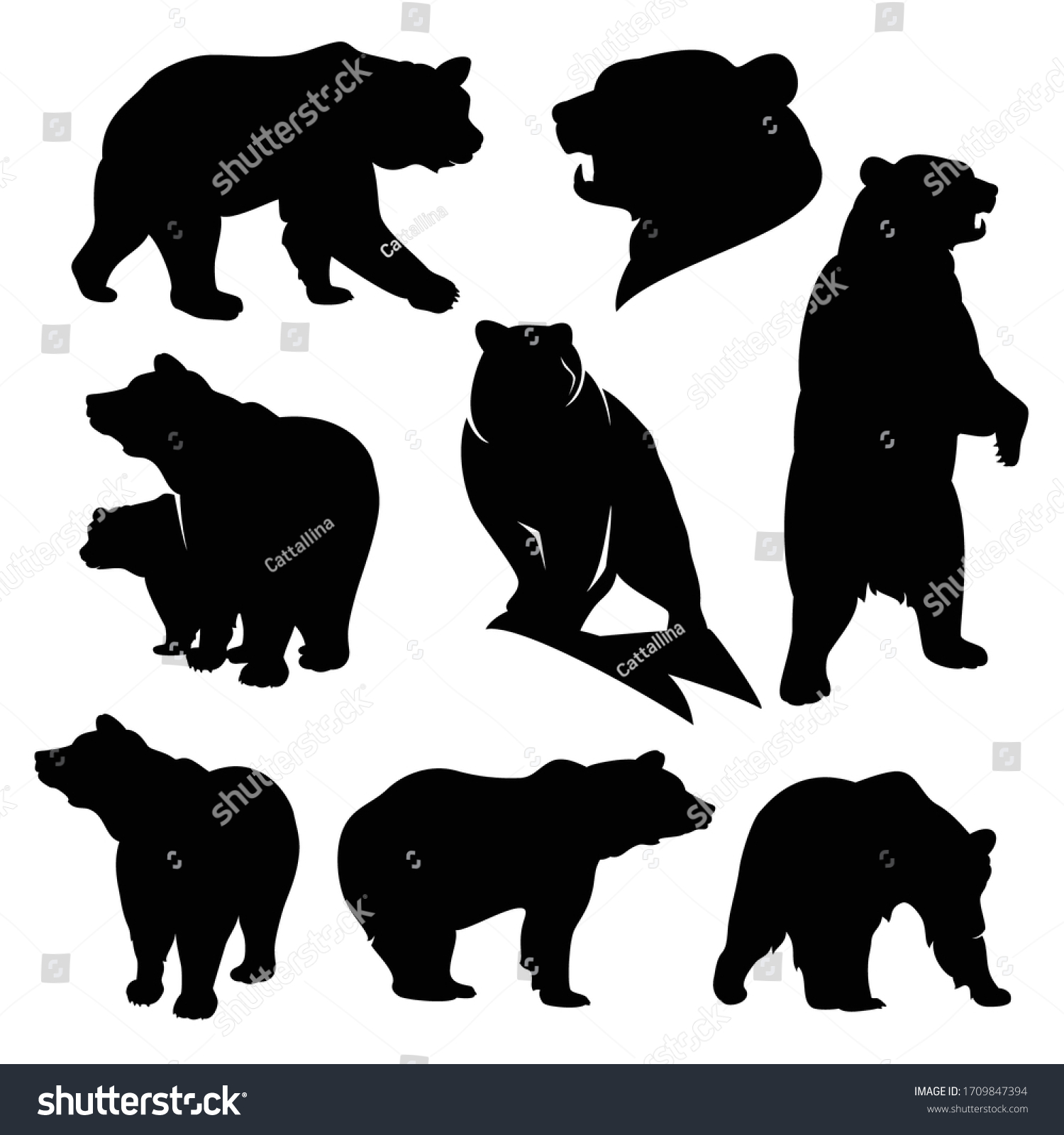 50+ Animals Black Vector Images Background