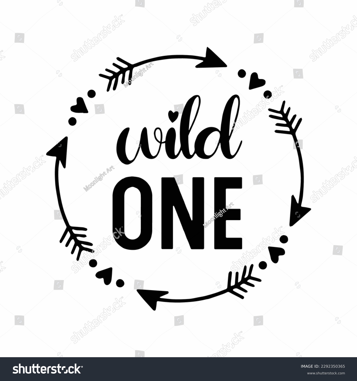 SVG of Wild One SVG, Wild And One, First Birthday svg, 1st birthday, Birthday svg, 1st Birthday, baby svg svg