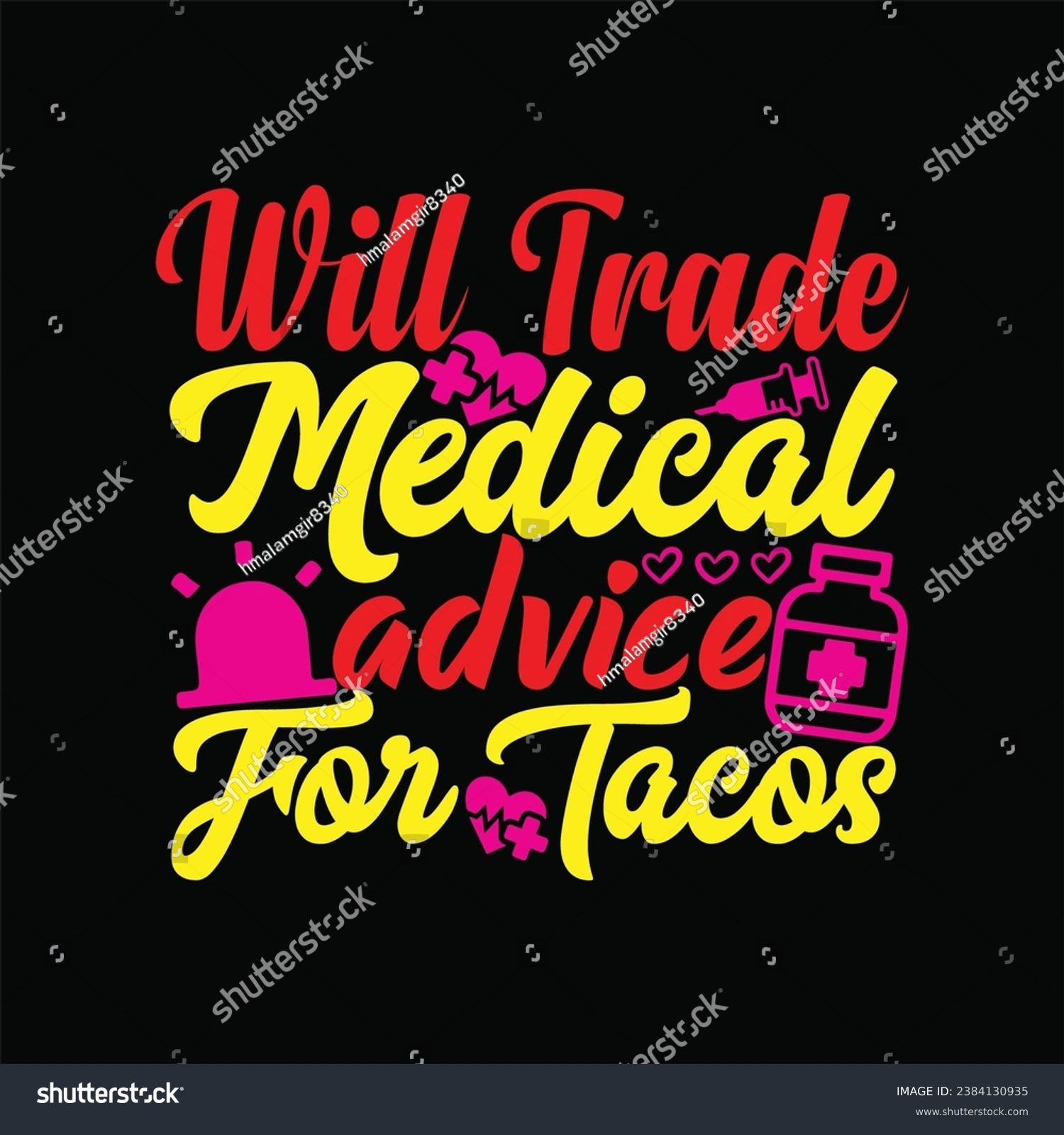 SVG of Will Trade Medical Advice for Wine 4 t-shirt design. Here You Can find and Buy t-Shirt Design. Digital Files for yourself, friends and family, or anyone who supports your Special Day and Occasions. svg