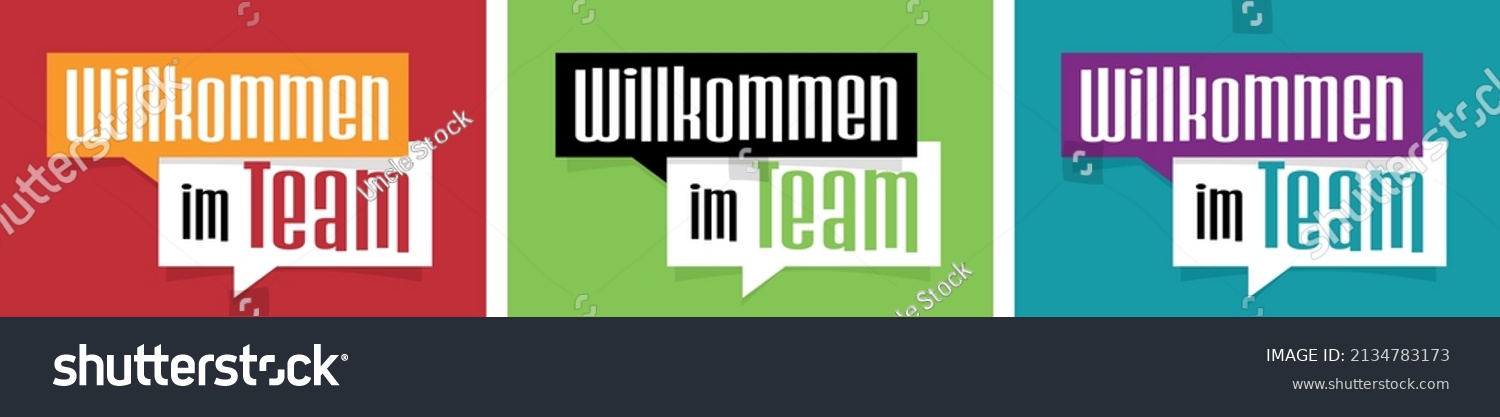 Welcome To The Team In German Language