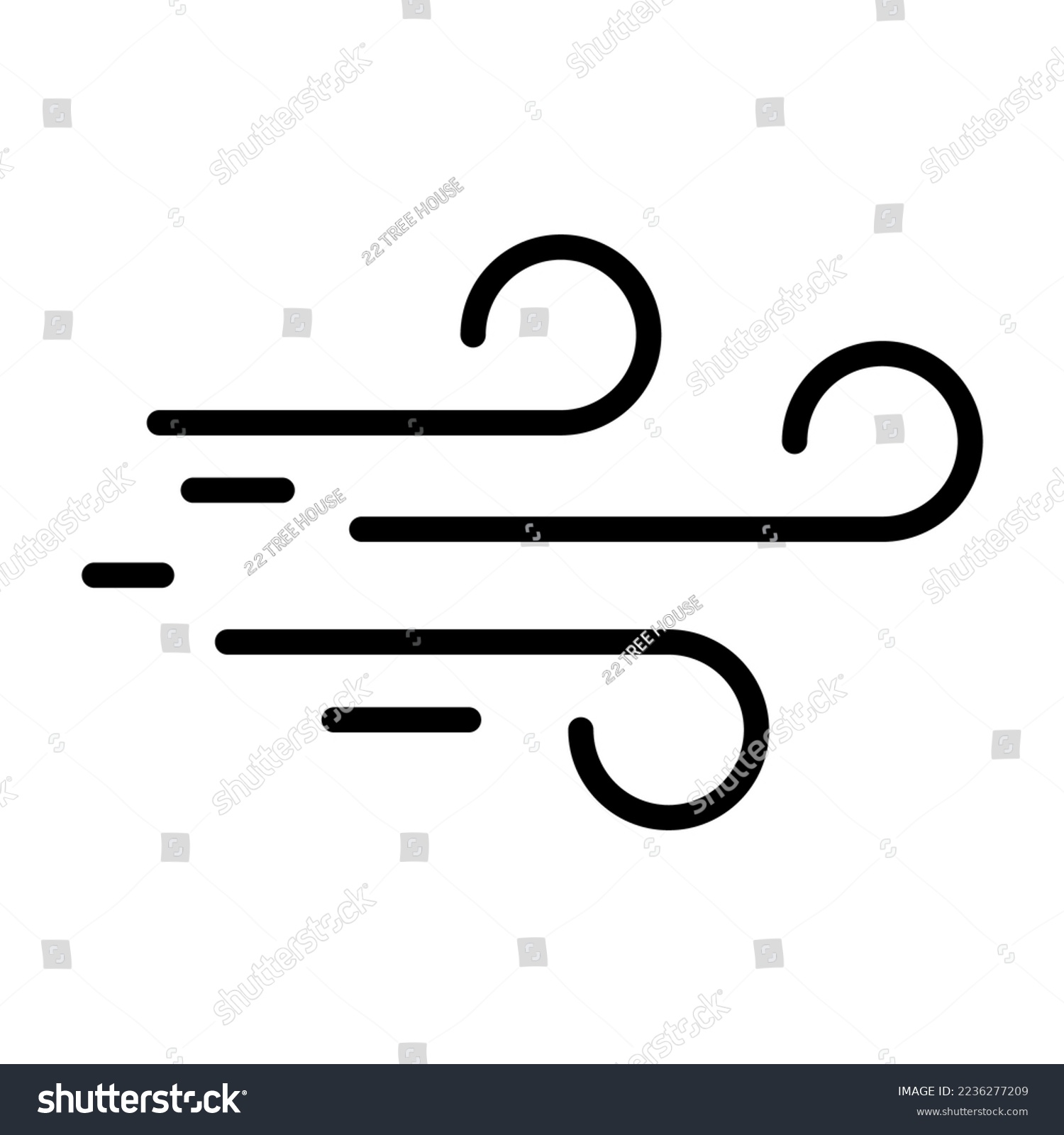 SVG of Wind icon Vector isolated on background. air line style design for infographic banner and website design. windy symbols logo vector illustration. svg