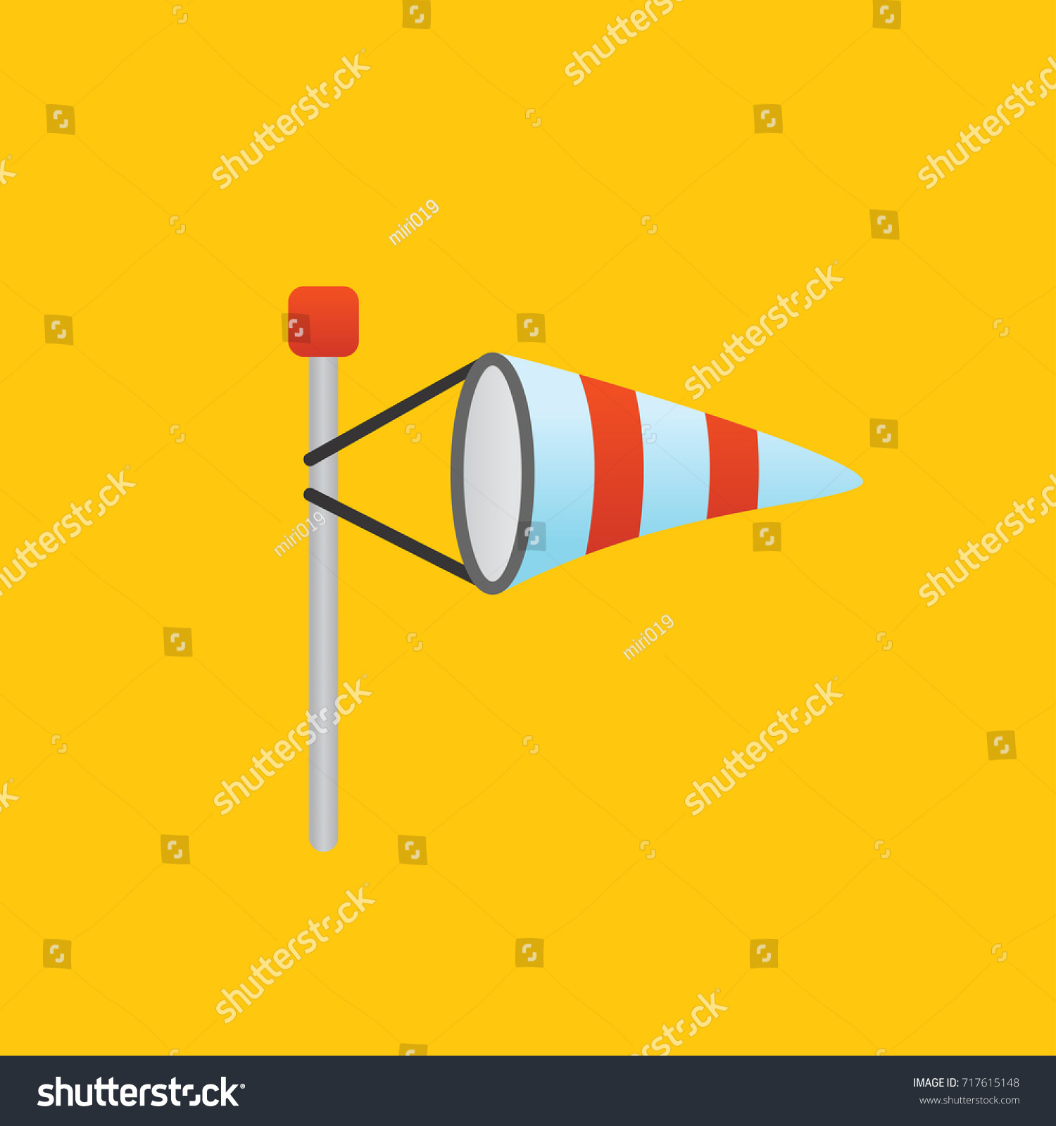 Wind Measurement Icon Stock Vector (Royalty Free) 717615148 | Shutterstock
