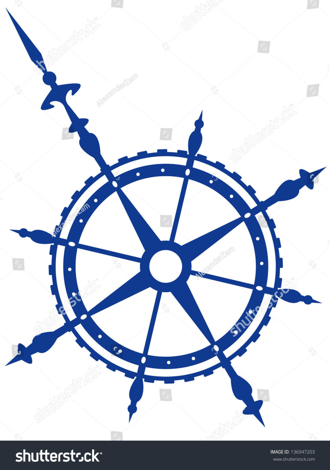 wind-rose-symbol-various-design-stock-vector-royalty-free-136947203