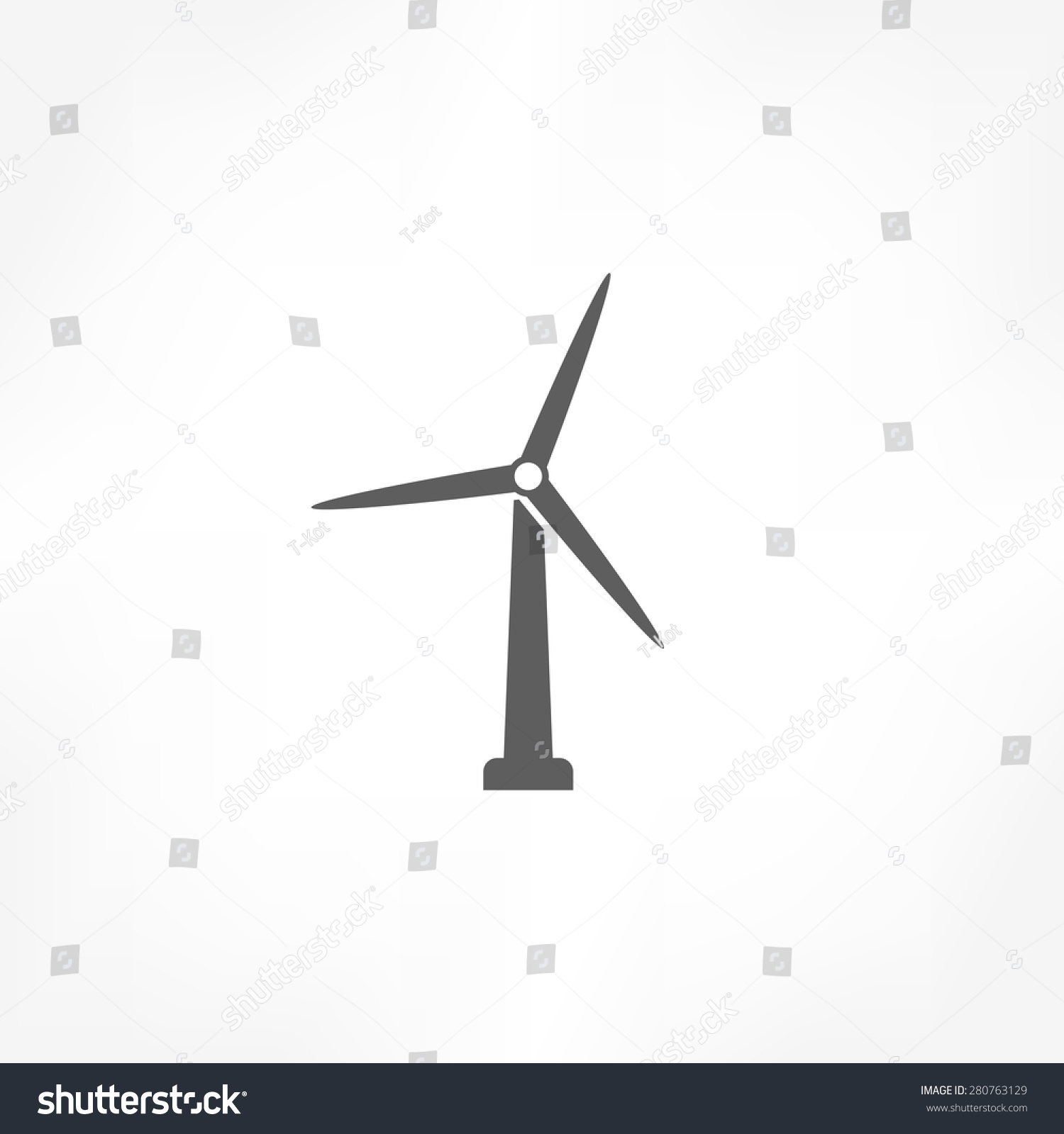 Wind Turbine Map Symbol Wind Turbine Icon Stock Vector (Royalty Free) 280763129 | Shutterstock