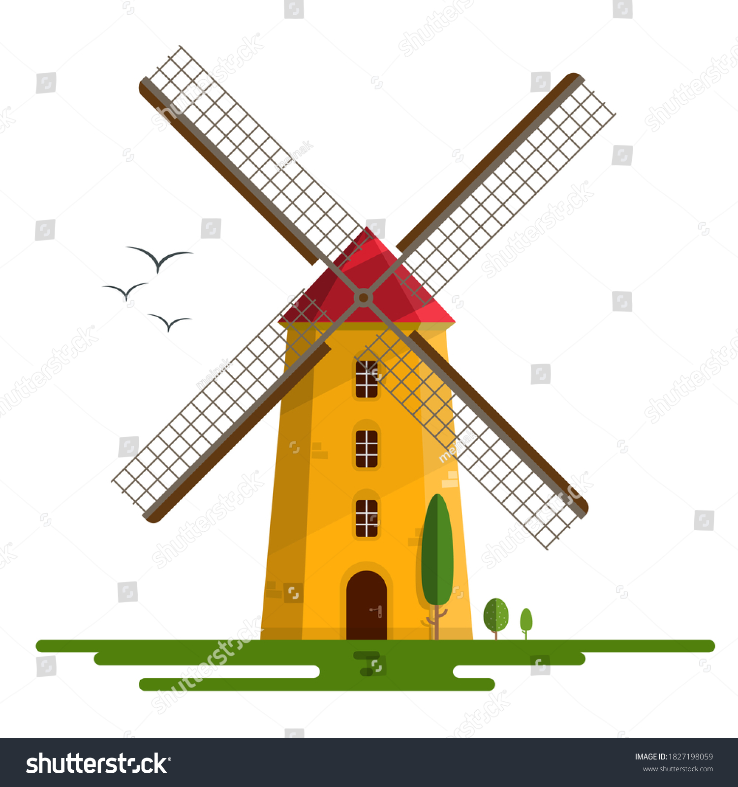 50,452 Dutch mill Images, Stock Photos & Vectors | Shutterstock