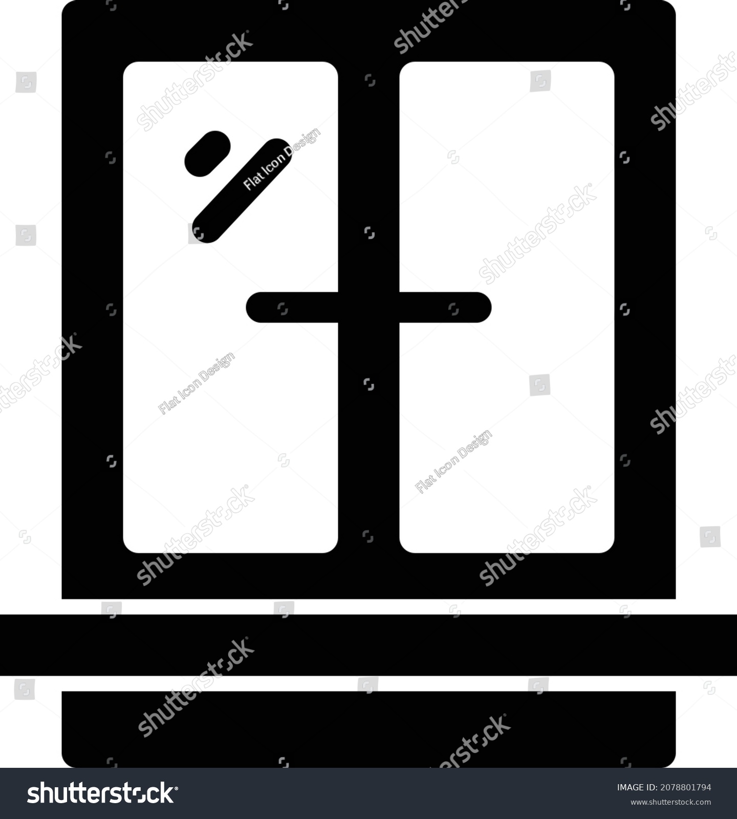 Window Vector Illustration Isolated On Transparent Stock Vector ...