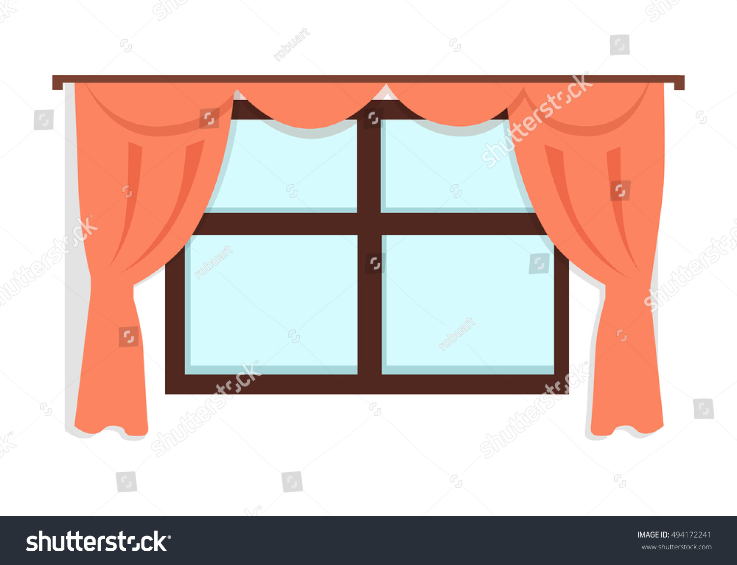 Window Red Curtains On White Wall Stock Vector 494172241 ... for Window With Curtains Illustration
585eri Window Red Curtains On White Wall Stock Vector 494172241 ... for Window With Curtains Illustration
585eri
