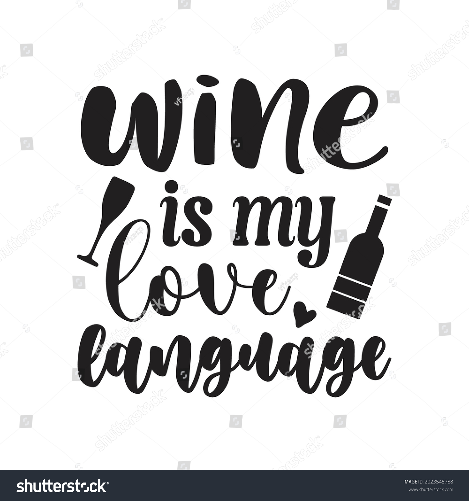 SVG of wine is my love language svg design svg