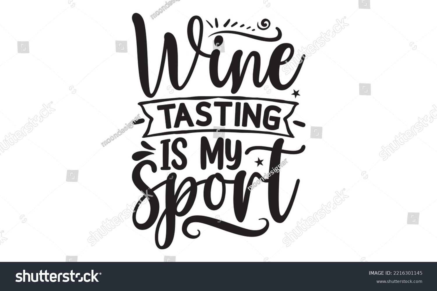 SVG of Wine tasting is my sport - Alcohol SVG T Shirt design, Girl Beer Design, Prost, Pretzels and Beer, Vector EPS Editable Files, Alcohol funny quotes, Oktoberfest Alcohol SVG design,  EPS 10 svg