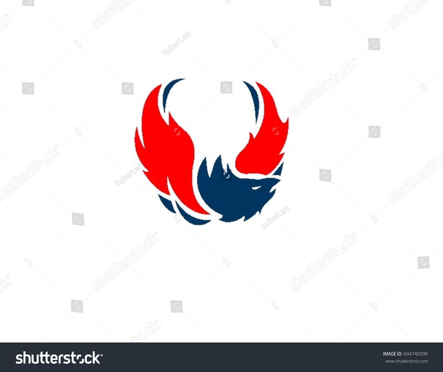 Wing Of A Bird Stock Vector Illustration 434740399 : Shutterstock