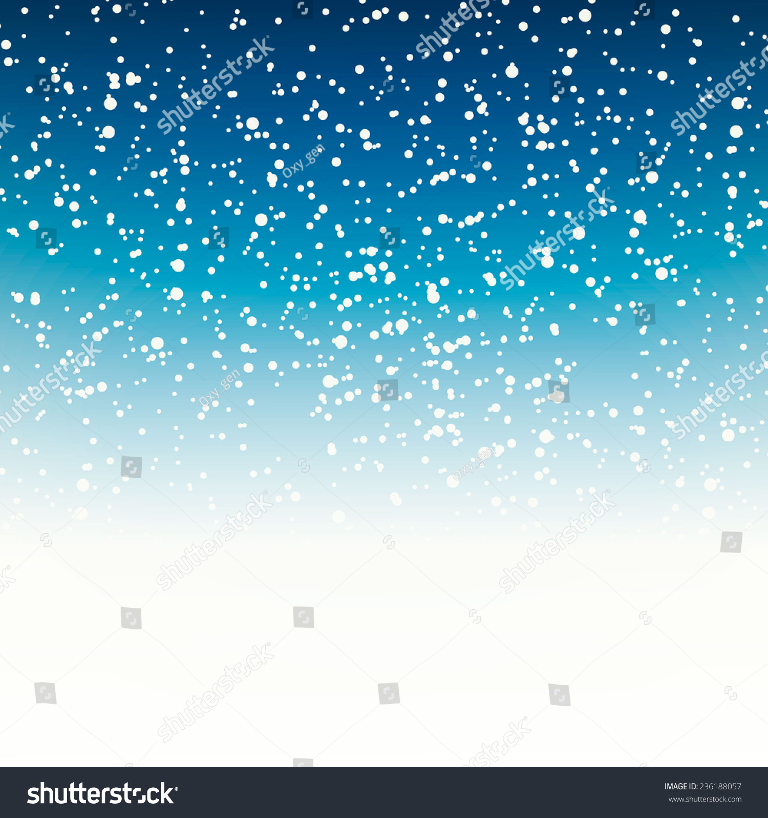 Winter Background Falling Snow Vector Illustration Stock Vector ...
