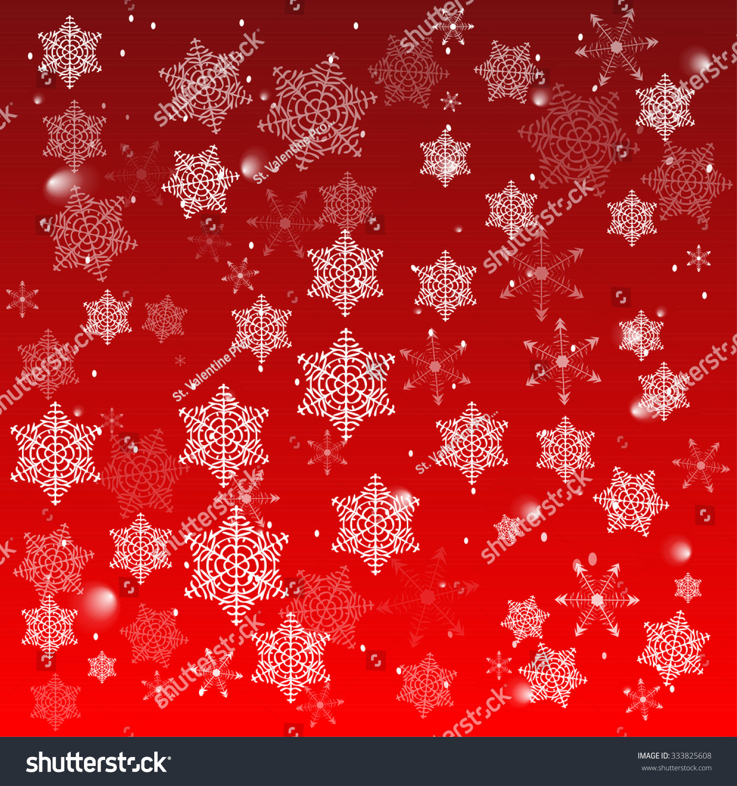 Winter Dark Red Background Stock Vector Illustration 333825608 ...