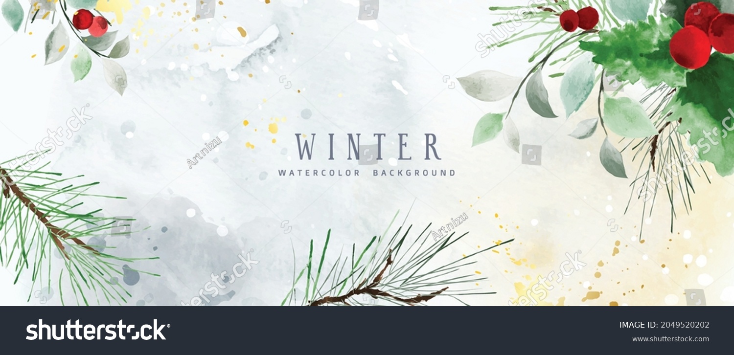 5,748 Watercolour christmas banner Images, Stock Photos & Vectors ...