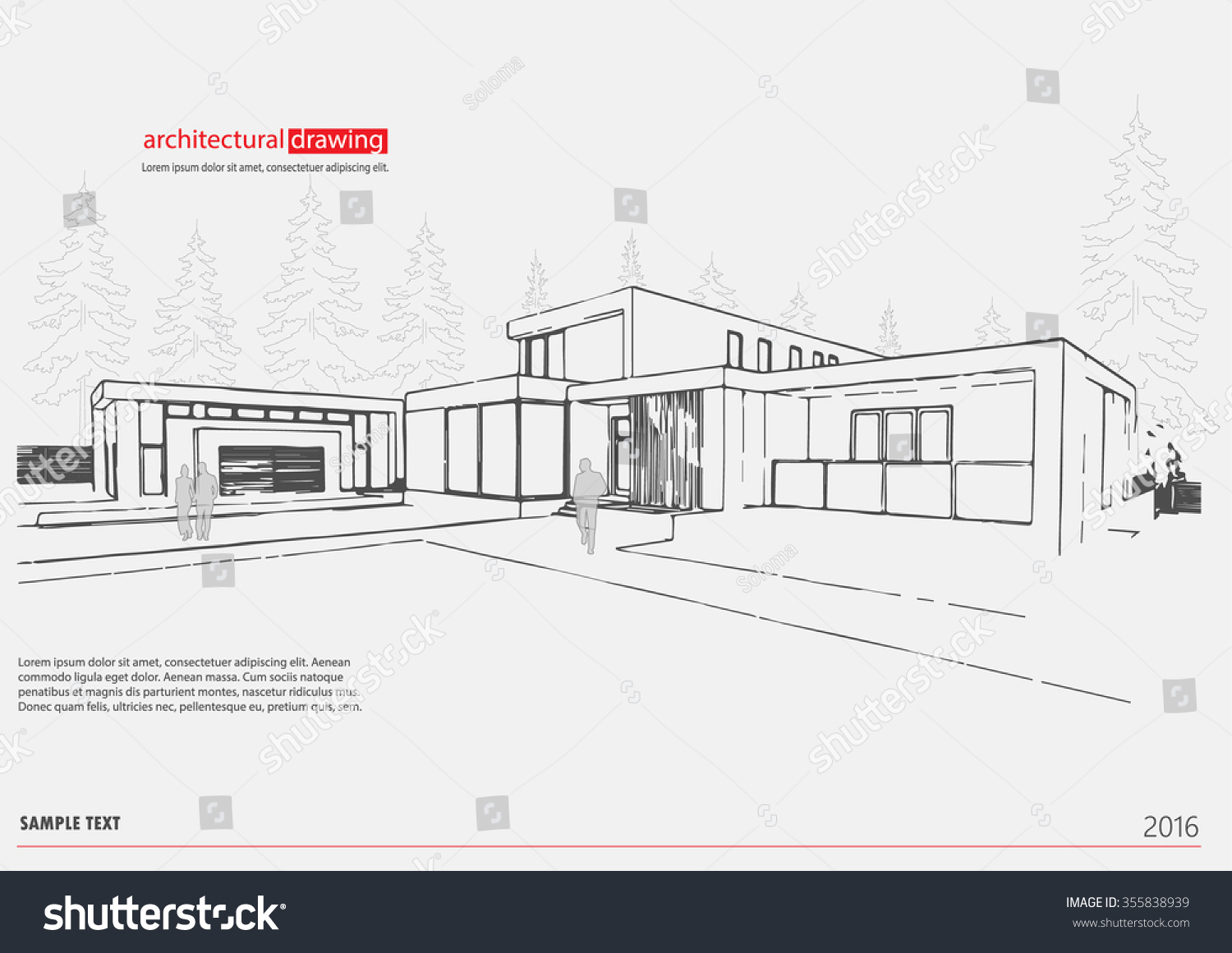 Architecture Drawing Template wireframe drawing 3d building vector architectural stock vector Architecture Drawing Template wireframe drawing 3d building vector architectural stock vector