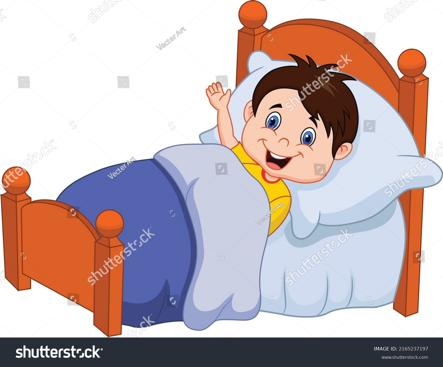 Wish Good Night Cartoon Vector Art Stock Vector (Royalty Free ...