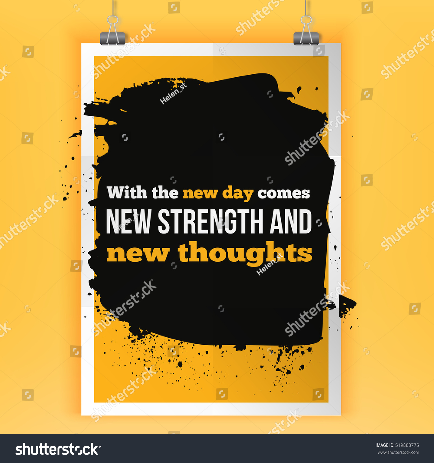 With the new Day es new strength Inspirational quote about life new week