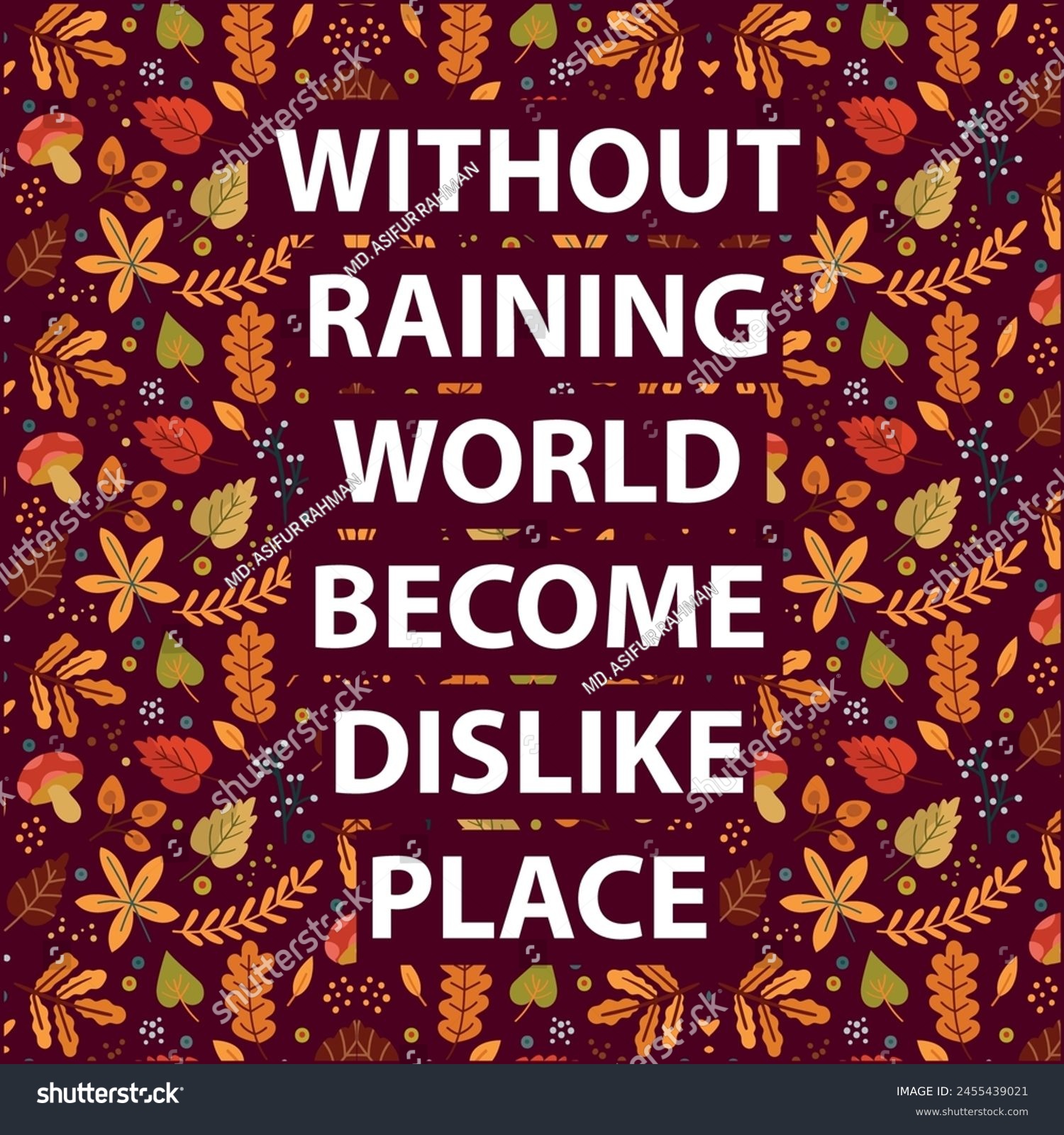 SVG of without raining world become dislike place svg