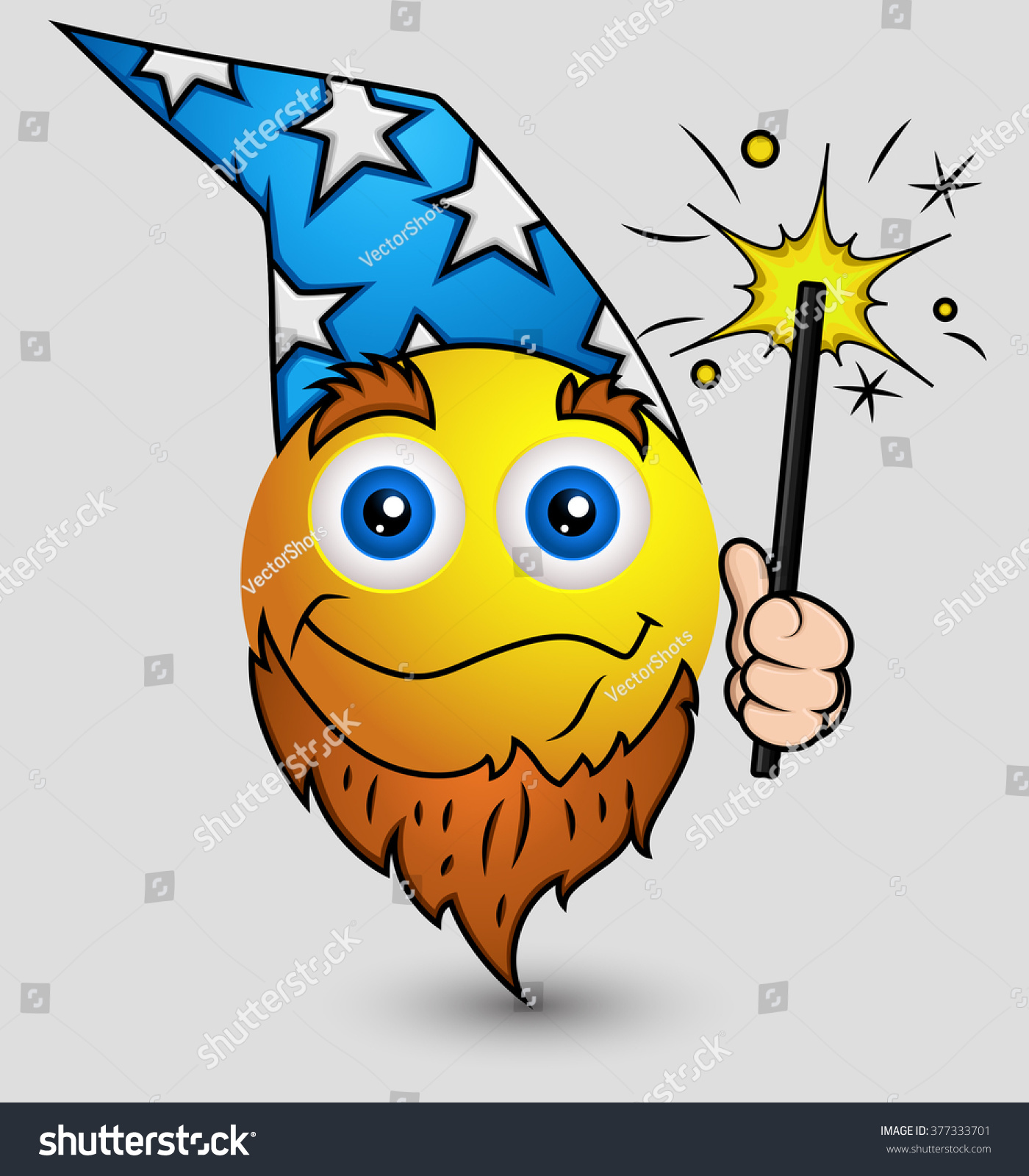 Wizard Emoji Smiley Emoticon image vectorielle de stock (libre de