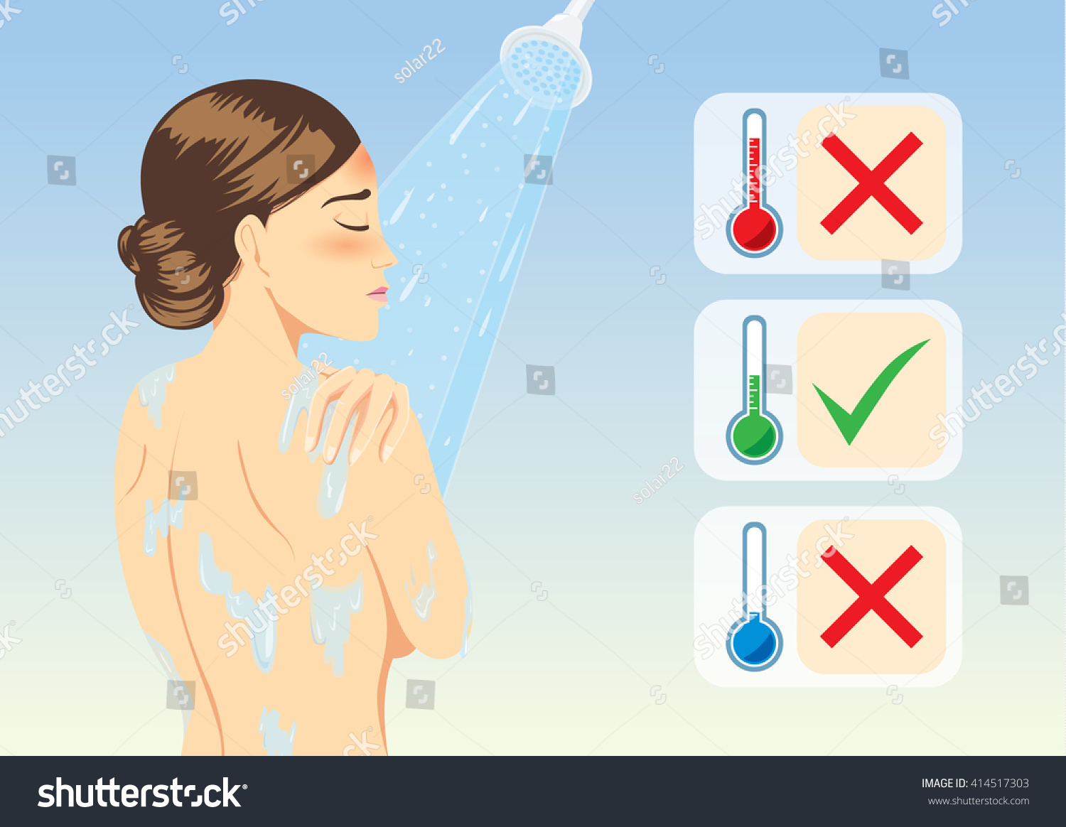 Woman Determine Temperature Lukewarm Water Reduce Stock Vector Royalty Free 414517303,How Do Birds Mate Images