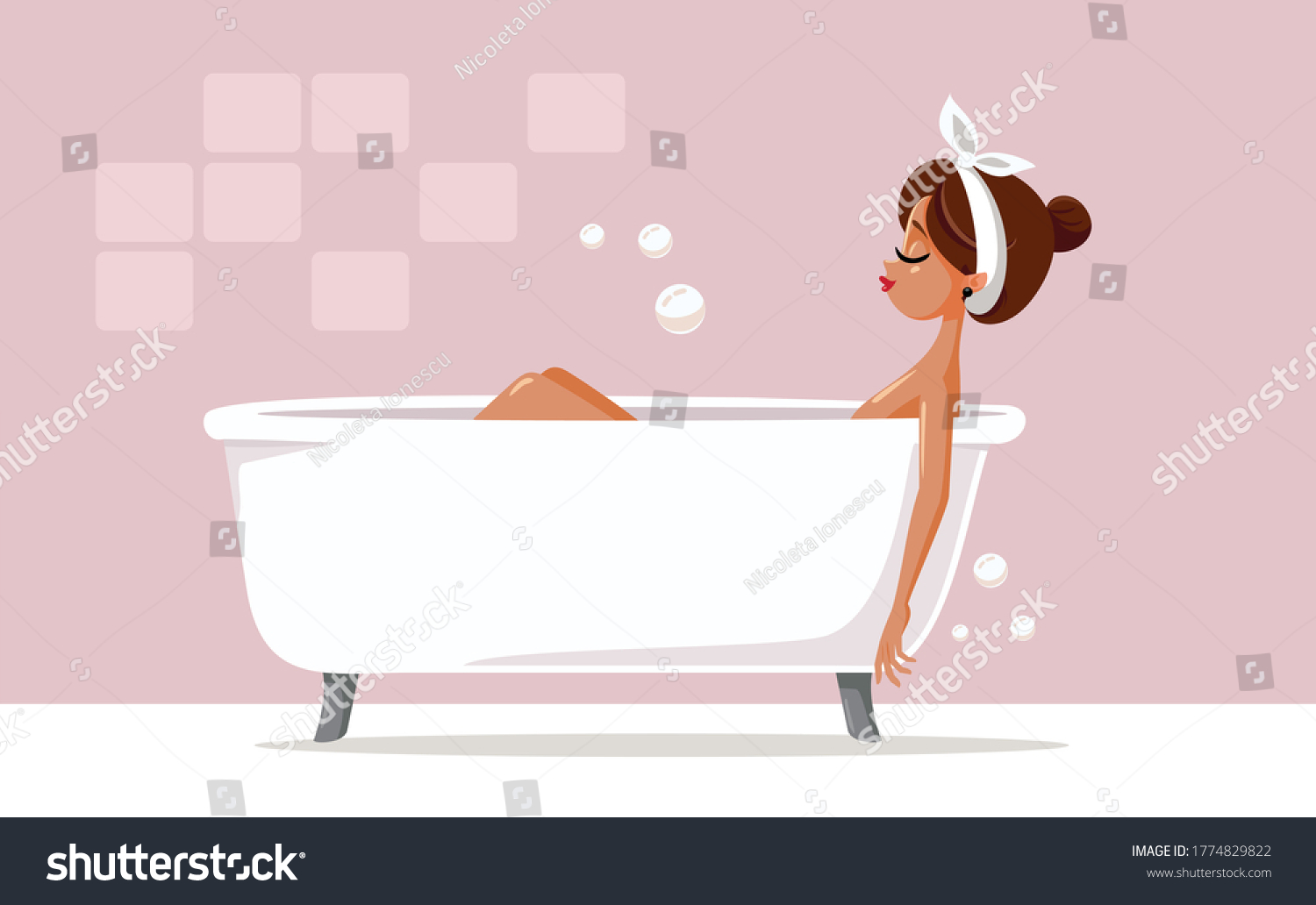 Baths time enjoyment