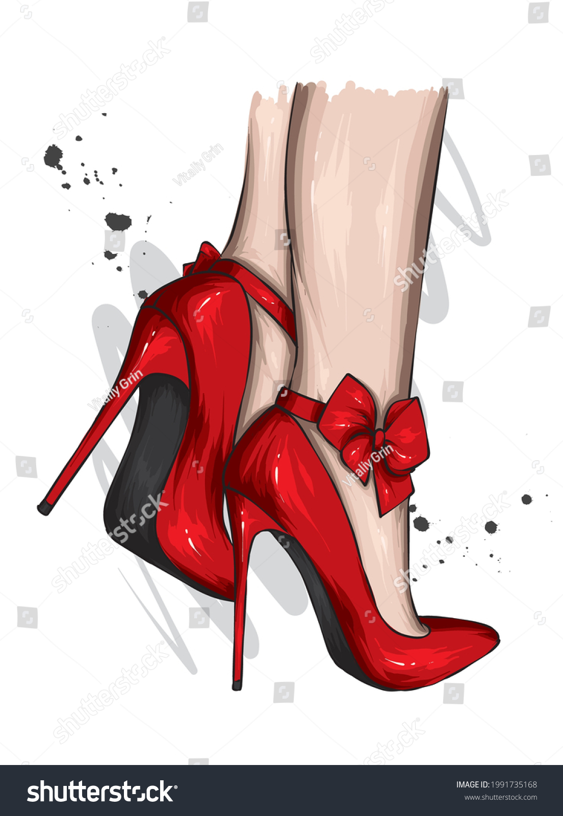 30,115 Legs heels Stock Illustrations, Images & Vectors | Shutterstock