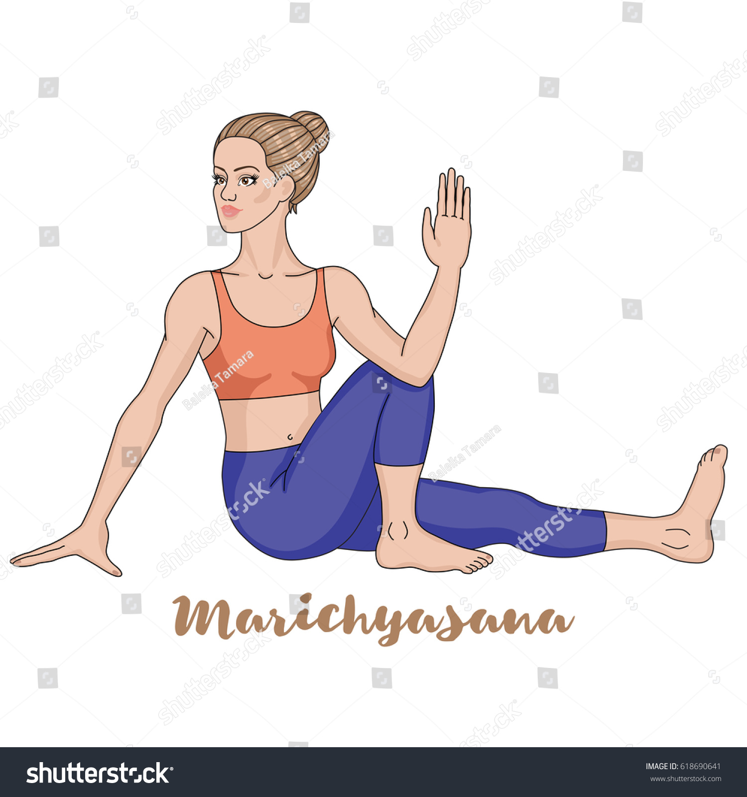 Marichyasana Photo Marichyasana Photo
