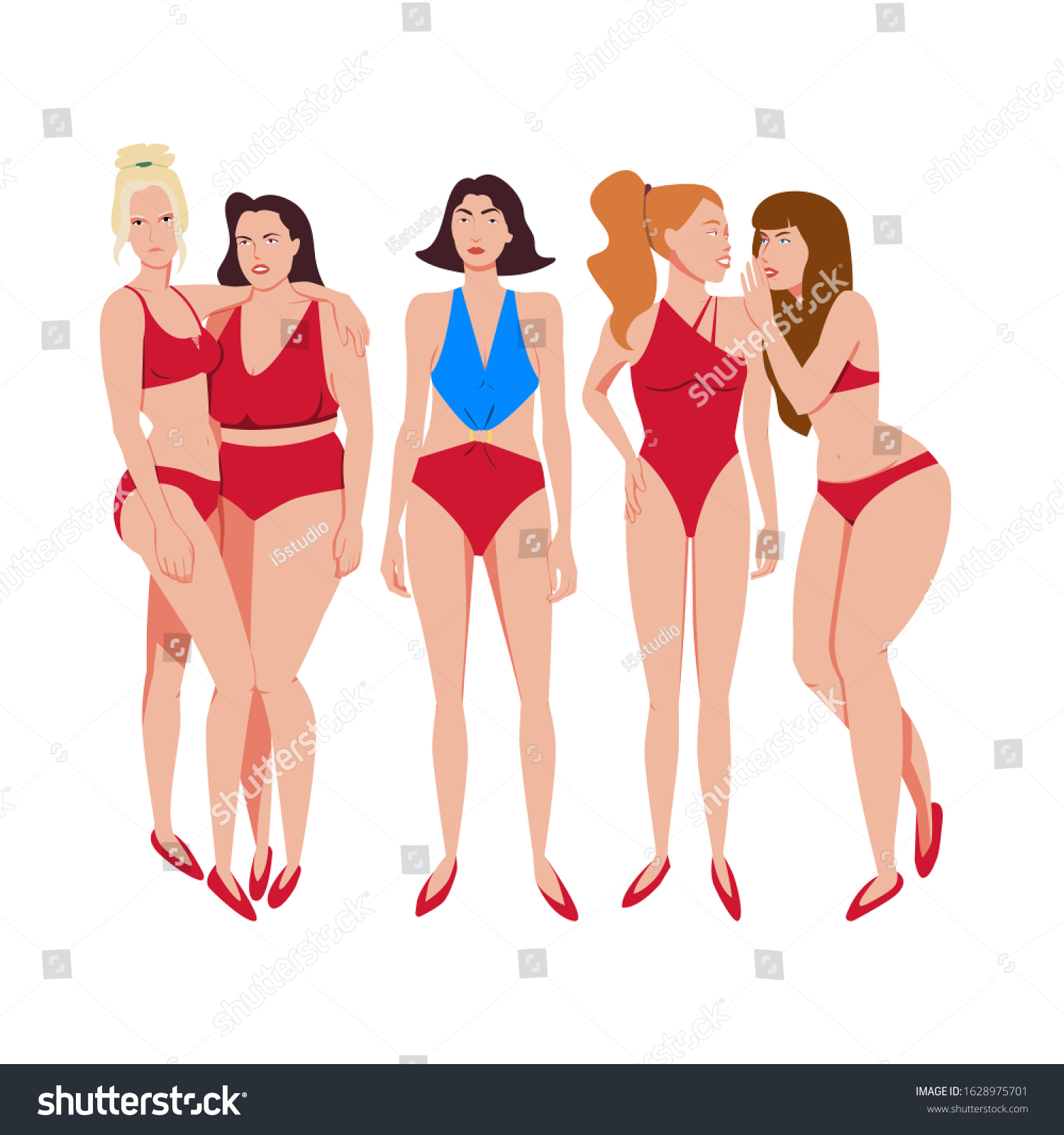 types of women's swimsuits