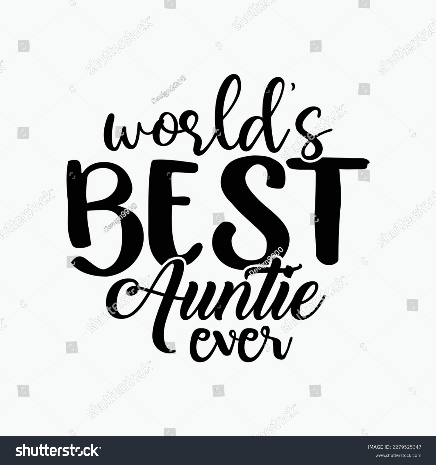SVG of Womens Cool Aunt Gift T Shirt World's Best Auntie Ever Aunts Tee svg