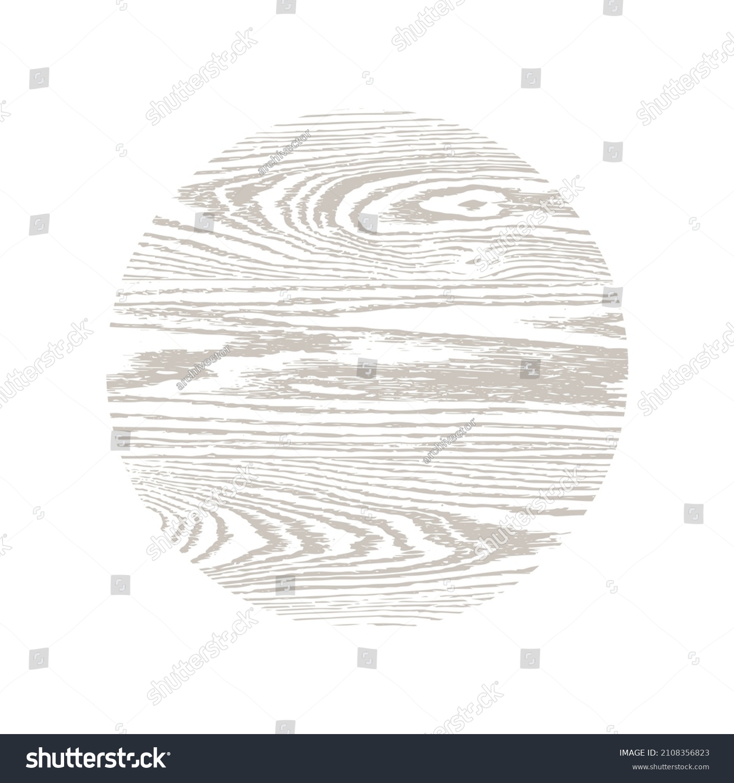 Wood Texture Background Round Design Element Stock Vector (Royalty Free ...