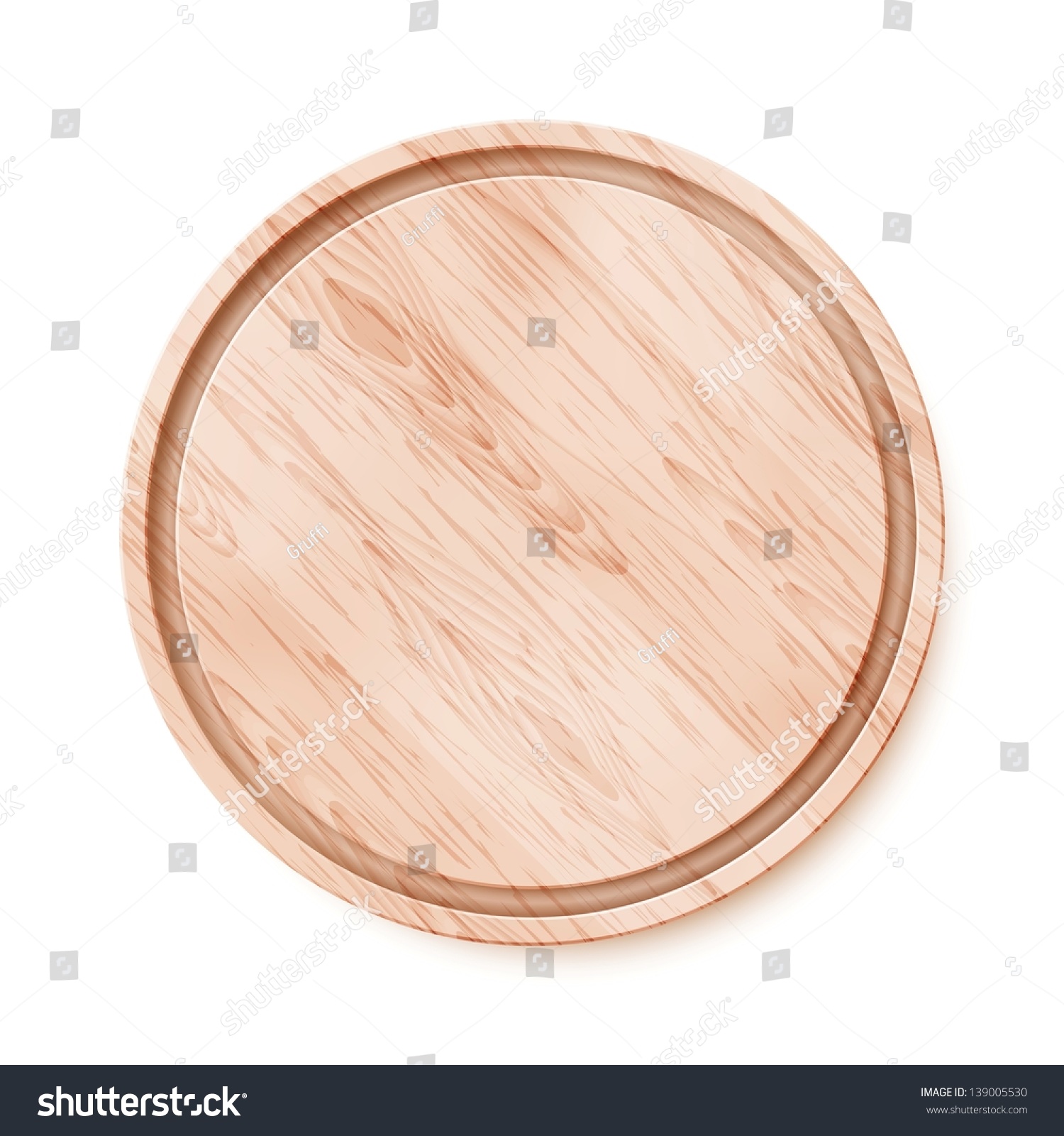 SVG of Wooden chopping board. Vector illustration svg