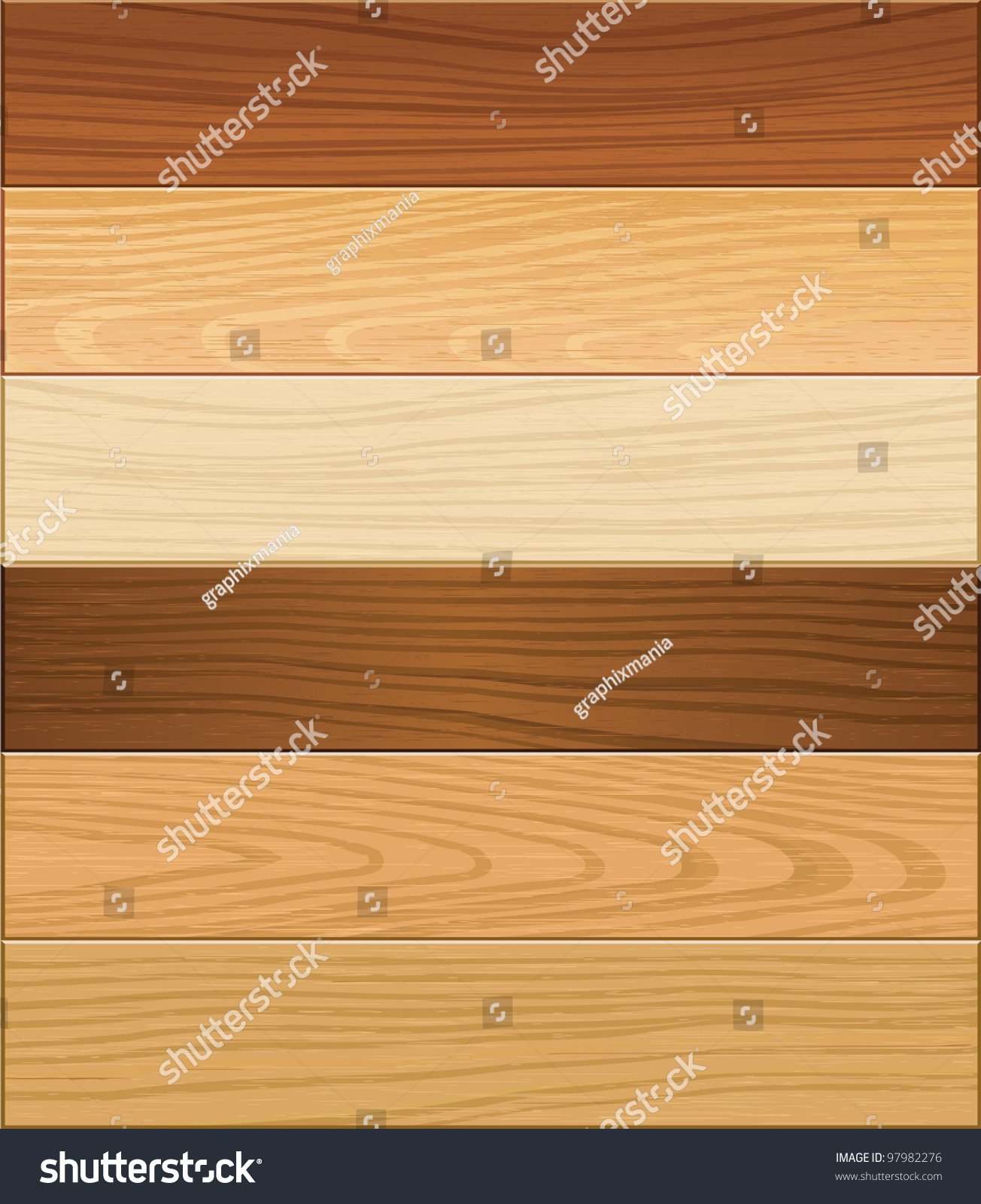 Wooden Texture Seamless Background. Vector Illustration. - 97982276 ...