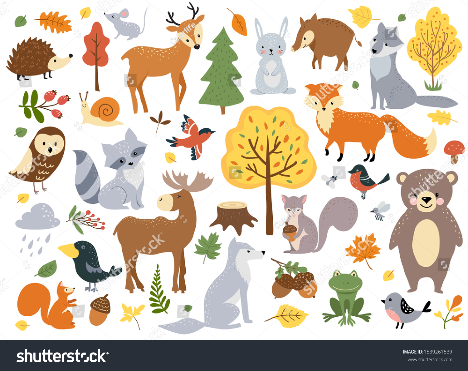 2,879,705 Animals in the forest Images, Stock Photos & Vectors ...