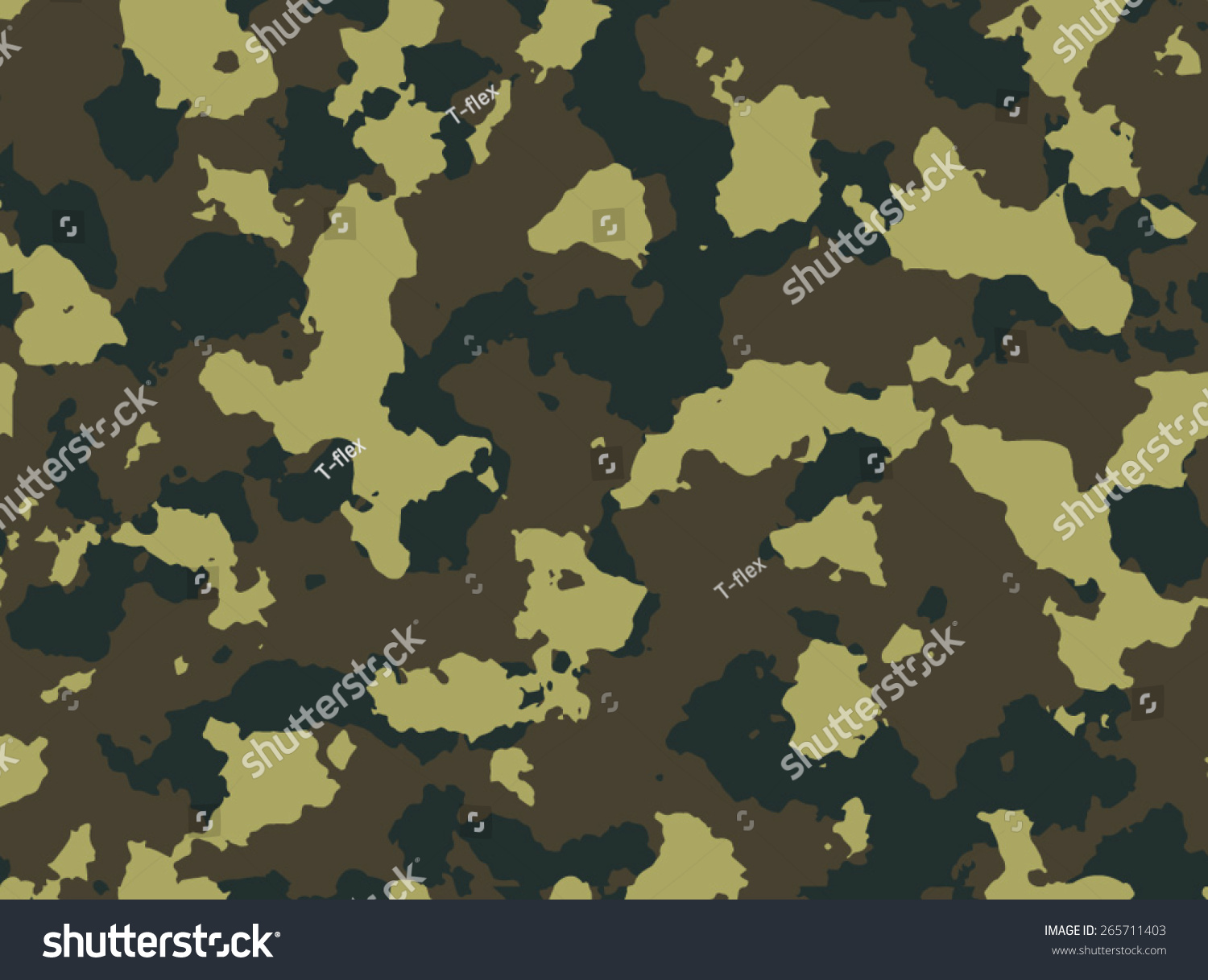 Woodland Camo Pattern Vector Eps 10 Stock Vector (Royalty Free ...