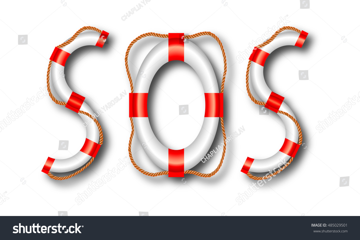 Word Sos Lifeline Stock Vector (Royalty Free) 485029501 Shutterstock