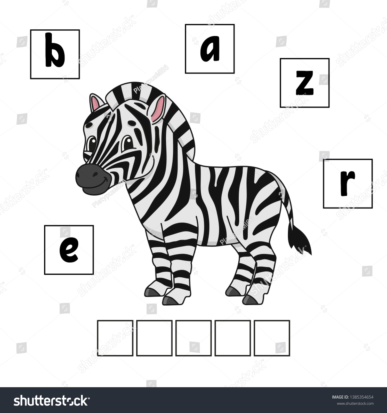 words puzzle education developing worksheet learning stock vector royalty free 1385354654 shutterstock