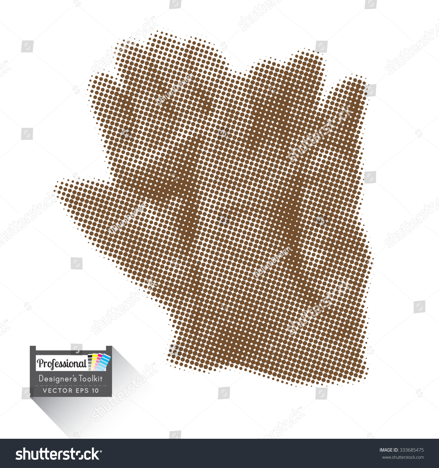 Work Gloves Halftone Vector Eps 10 Stock Vector 333685475 Shutterstock