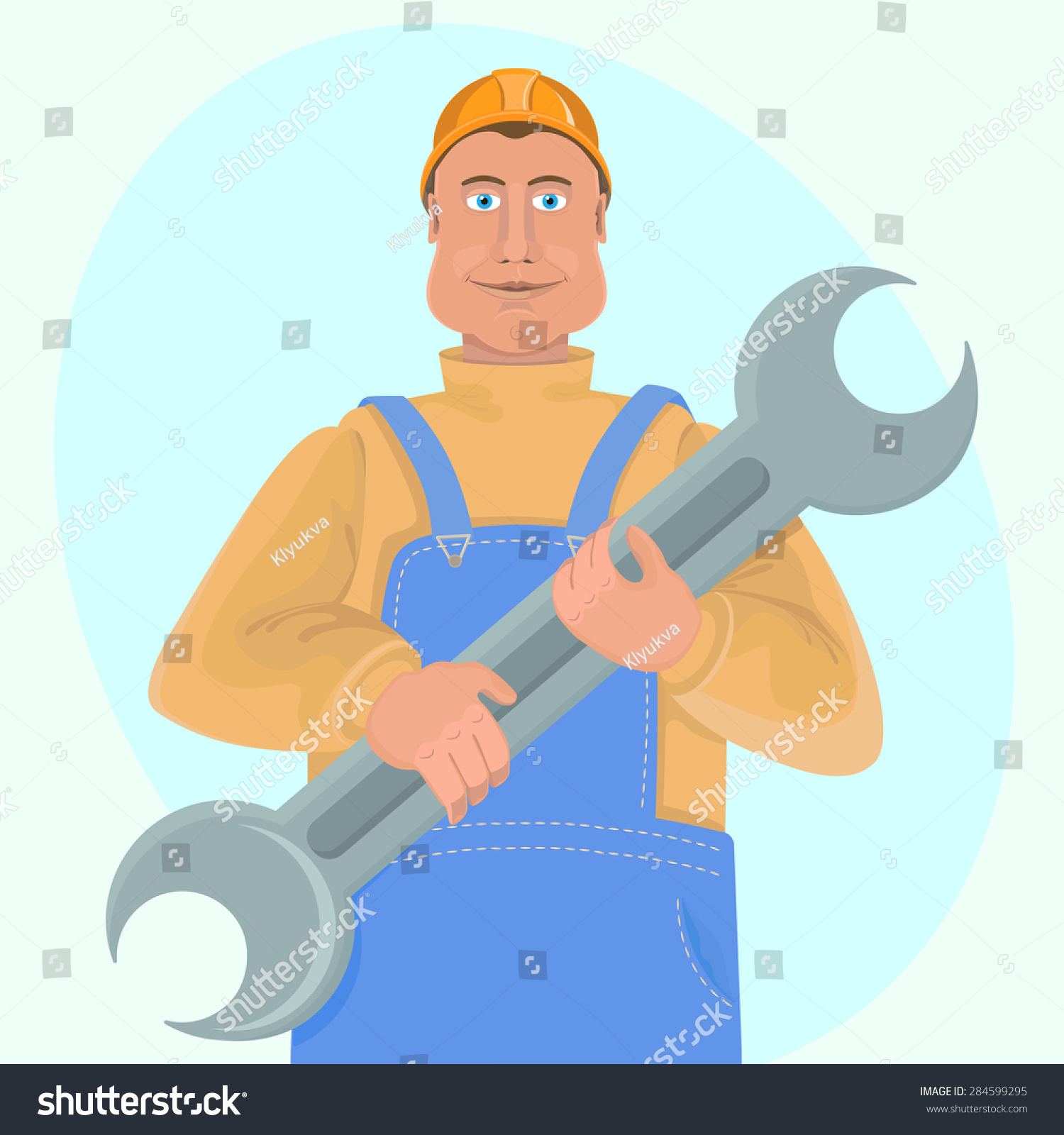 Workman Stock Vector Illustration 284599295 : Shutterstock