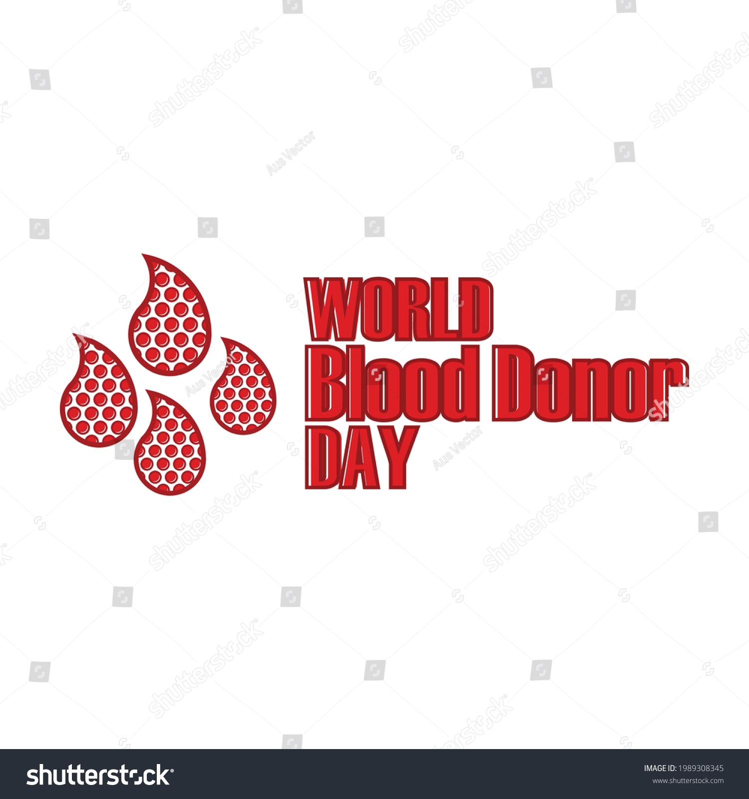 World Blood Donor Day Greeting Card Stock Vector (Royalty Free ...