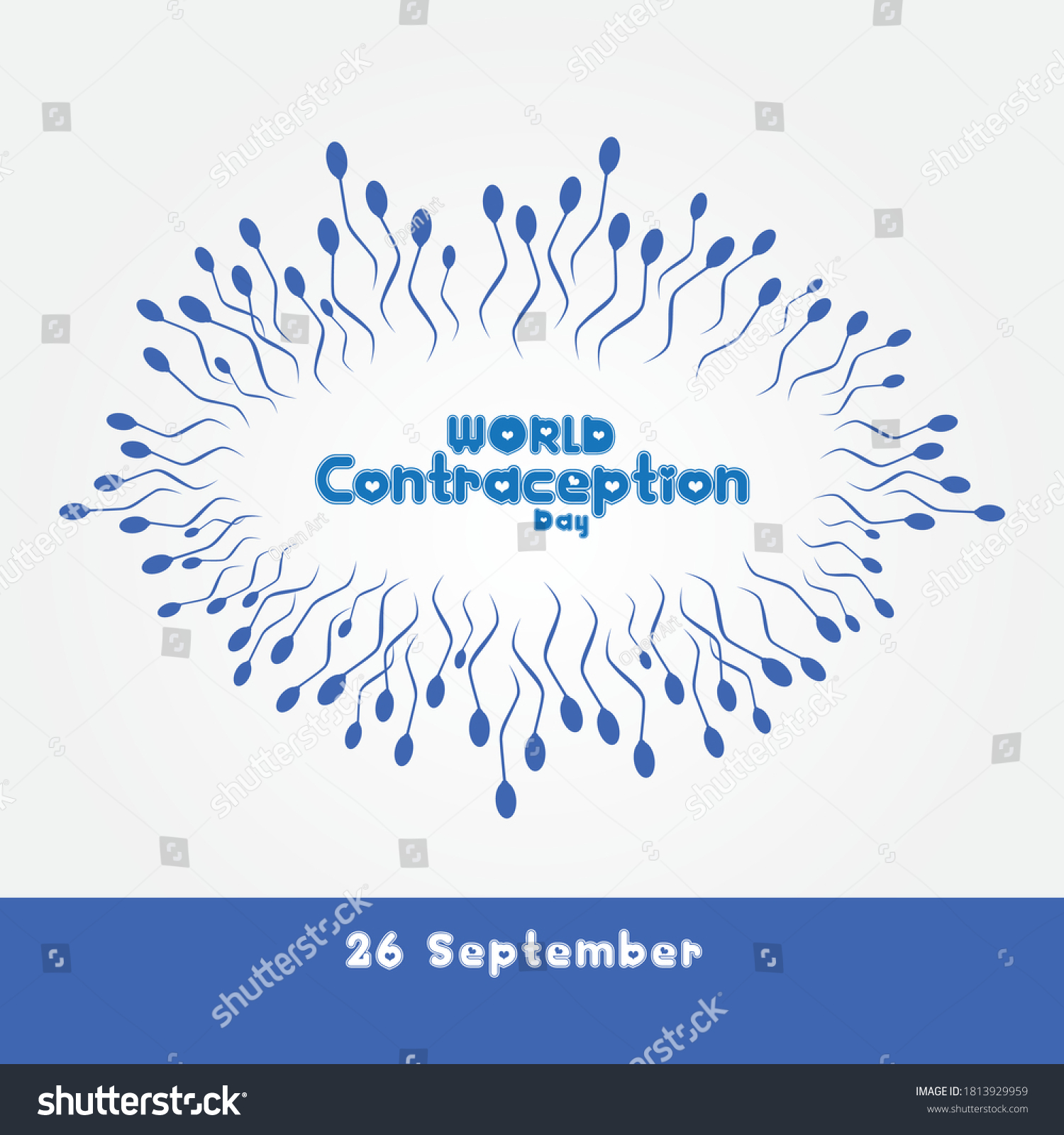 World Contraception Day Theme Poster Concept Stock Vector (Royalty Free