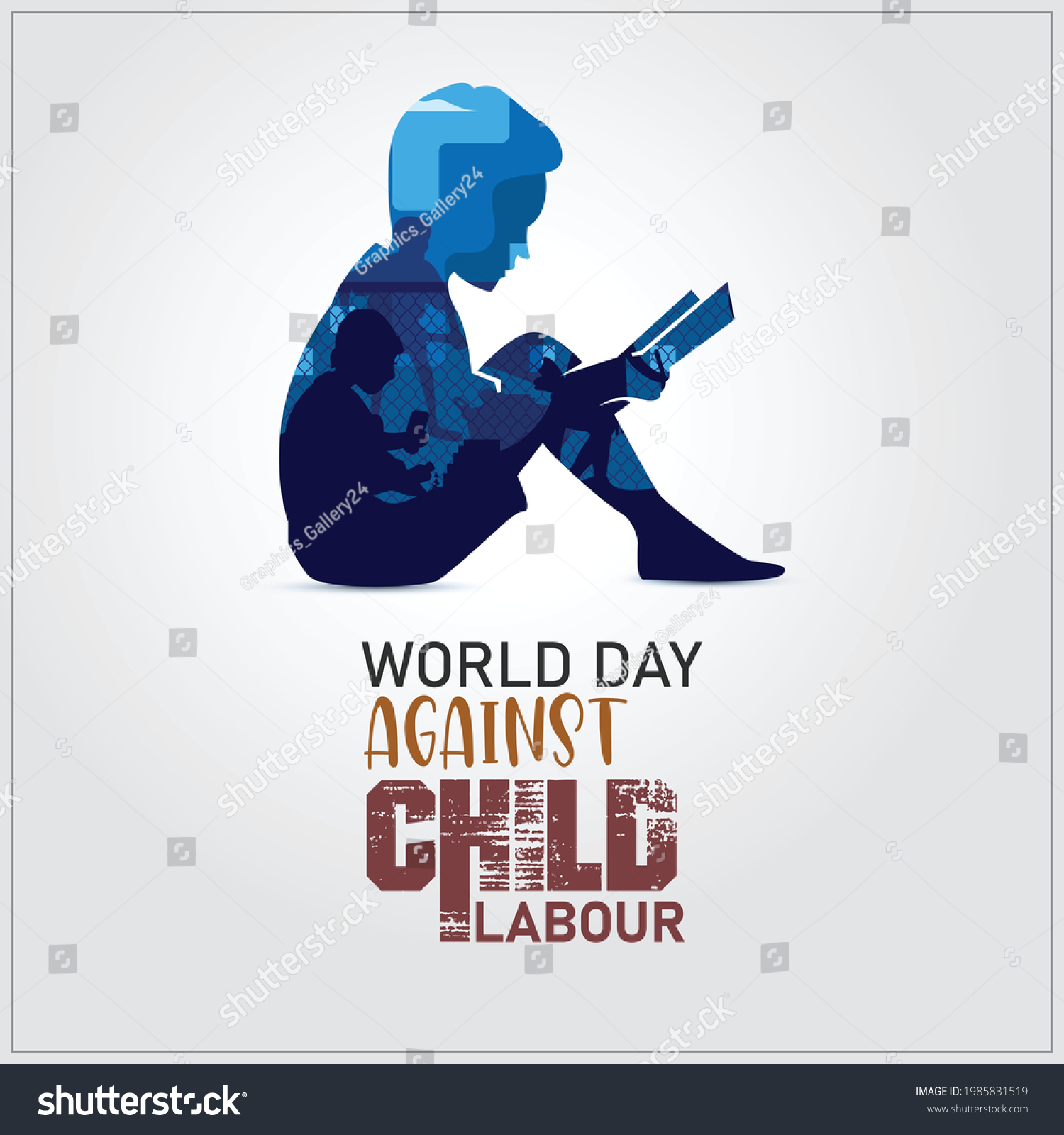 SVG of World Day Against Child Labour svg