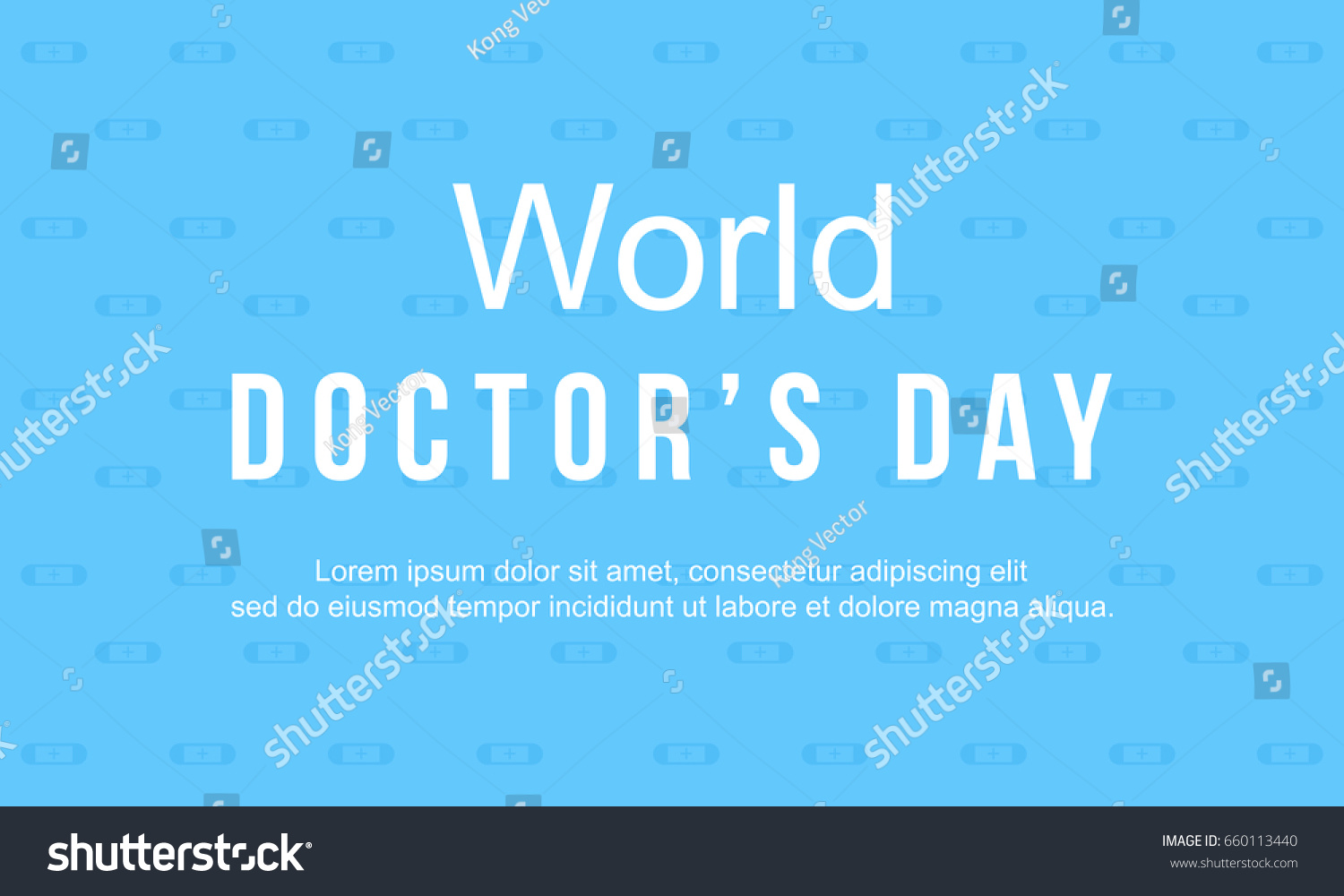 World Doctor Day Card Style Collection Stock Vector (Royalty Free ...