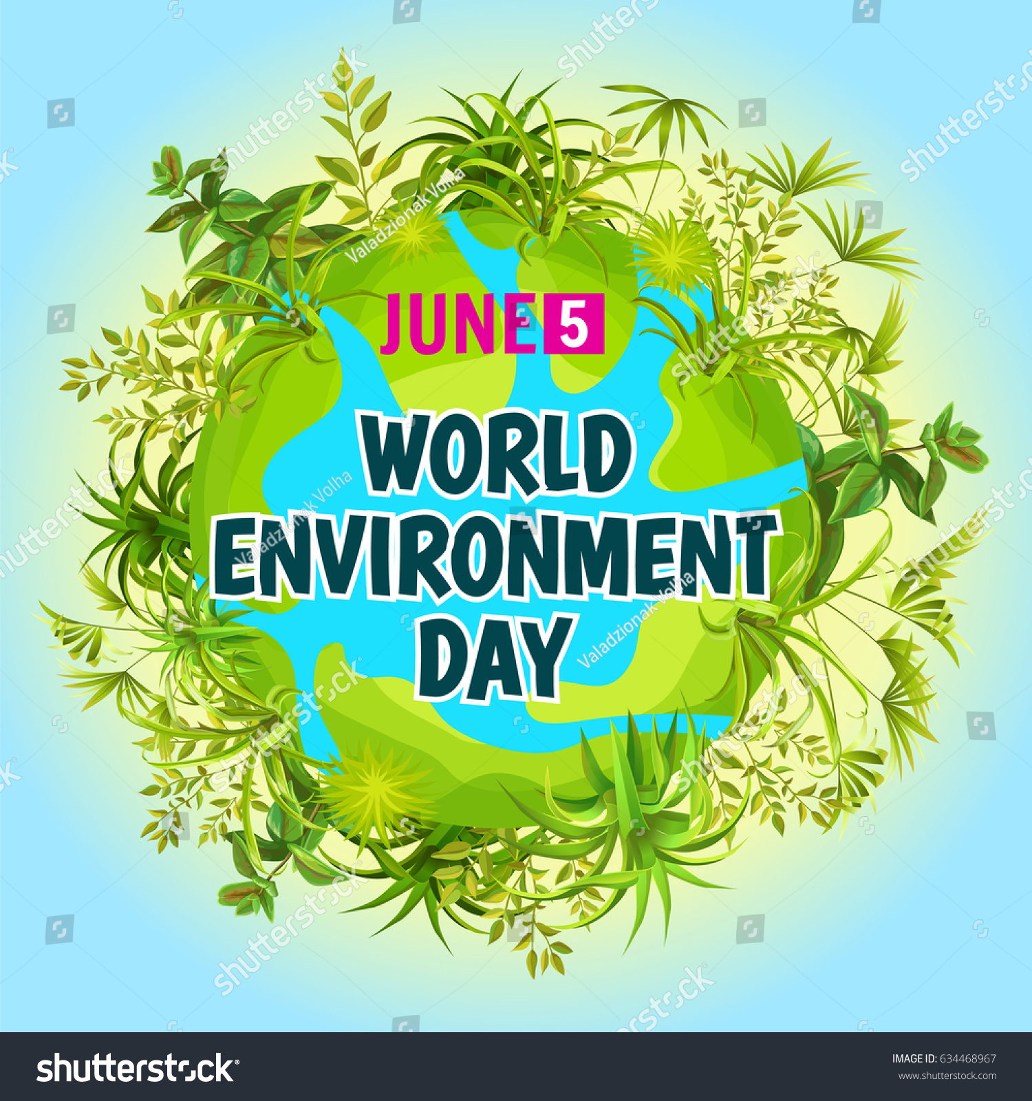 World Environment Day Concept Design Banner Stock Vector (Royalty Free ...